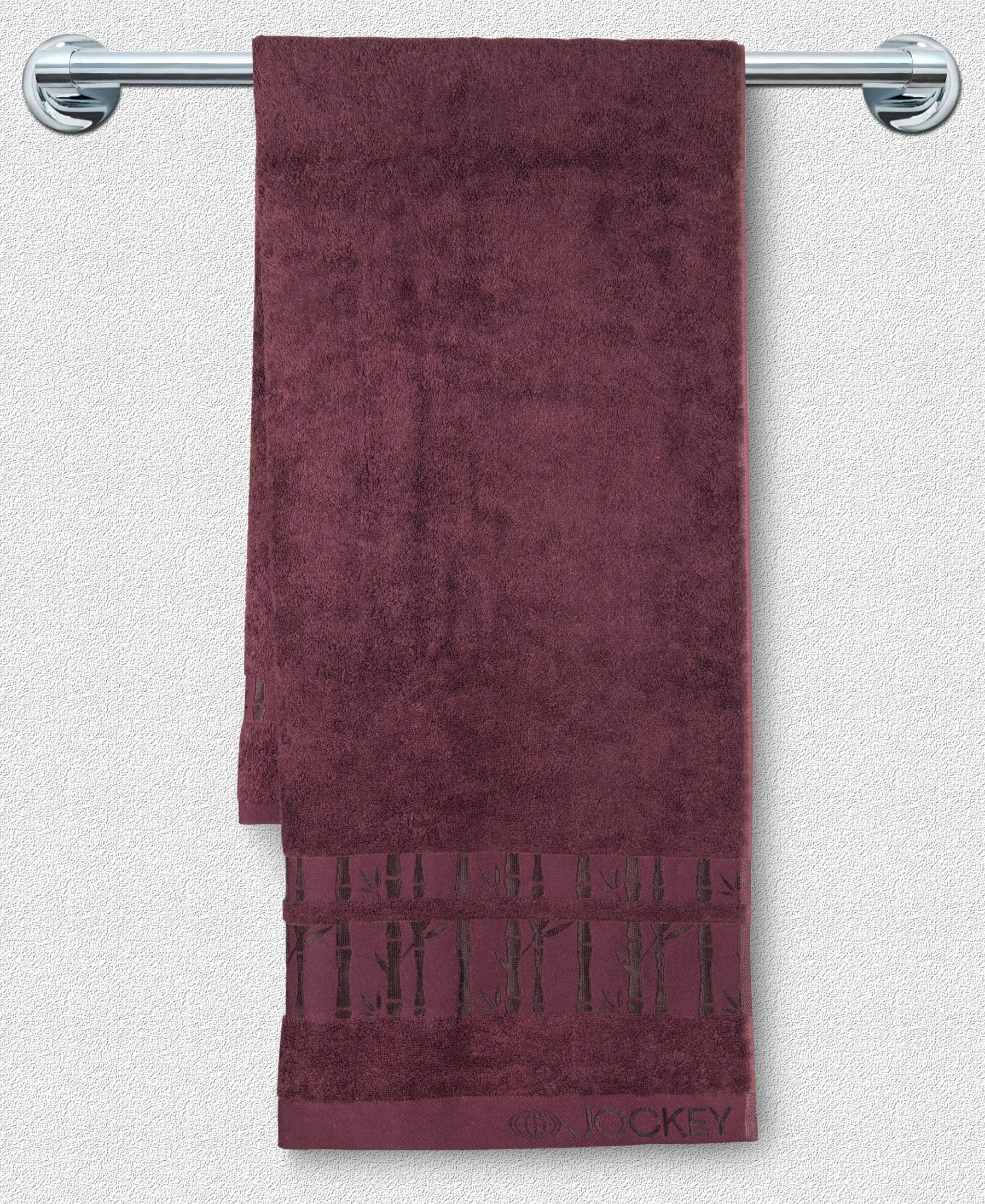 Bamboo Cotton Blend Terry Ultrasoft and Durable Bath Towel with Natural StayFresh Properties - Wine Tasting - Image 3