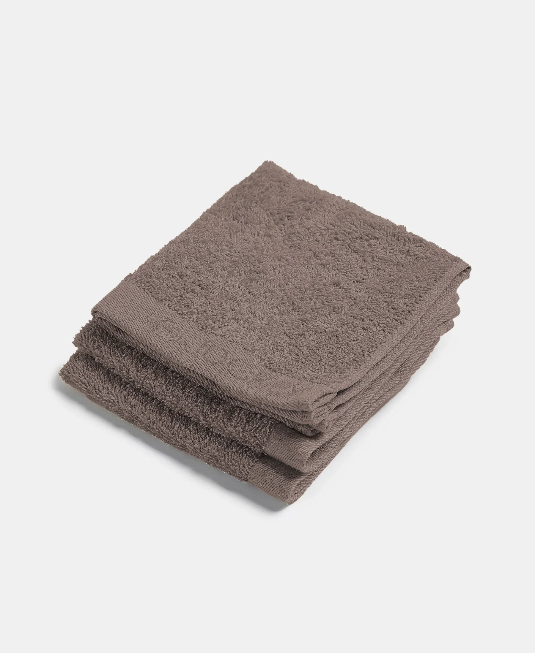 Bamboo Cotton Blend Terry Ultrasoft and Durable Face Towel with Natural StayFresh Properties - Desert Taupe (Pack of 3) - Image 3
