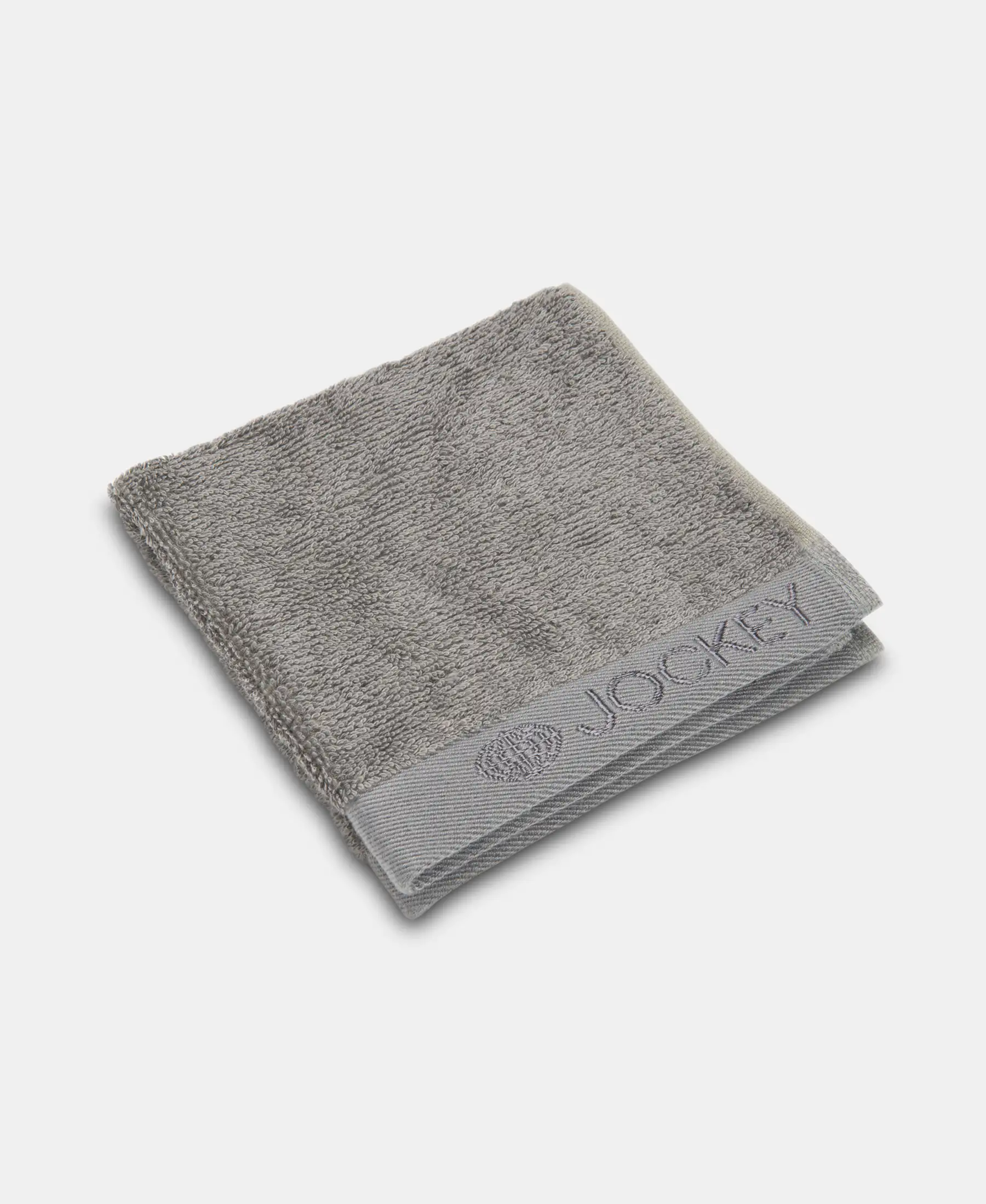 Bamboo Cotton Blend Terry Ultrasoft and Durable Face Towel with Natural StayFresh Properties - Grey (Pack of 3) - Image 4