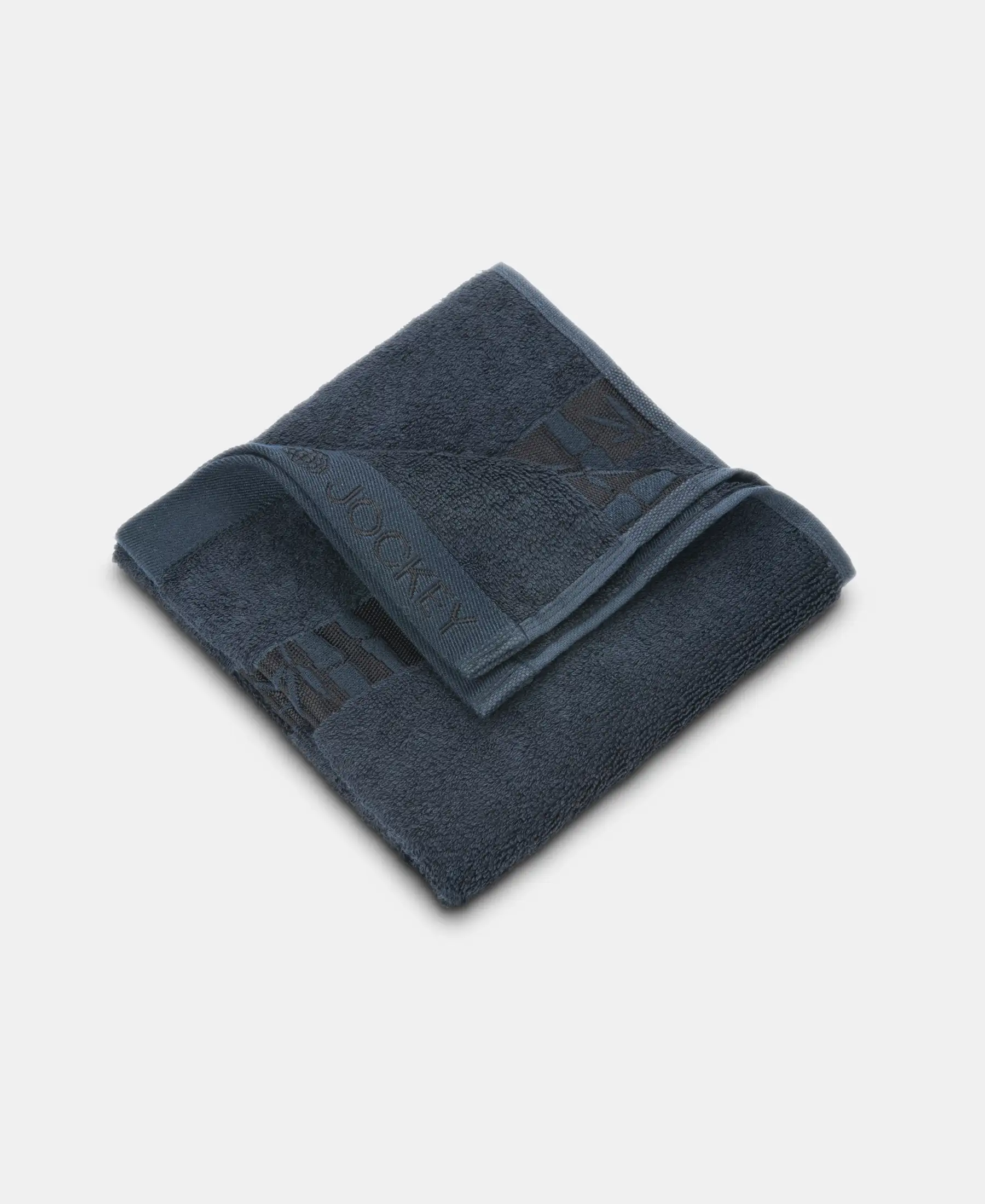 Bamboo Cotton Blend Terry Ultrasoft and Durable Hand Towel with Natural StayFresh Properties - Navy (Pack of 2) - Image 3