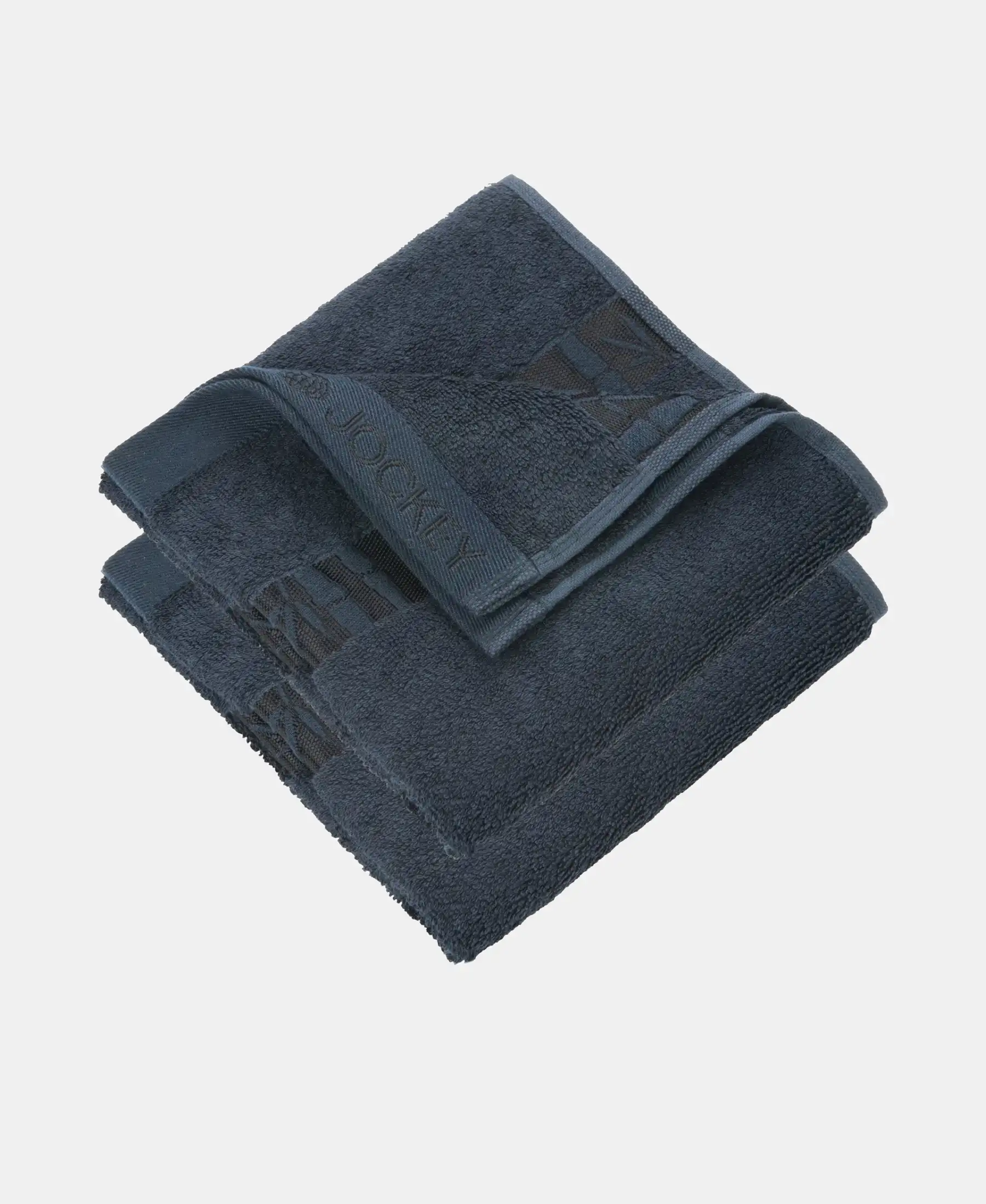 Bamboo Cotton Blend Terry Ultrasoft and Durable Hand Towel with Natural StayFresh Properties - Navy (Pack of 2) - Image 5