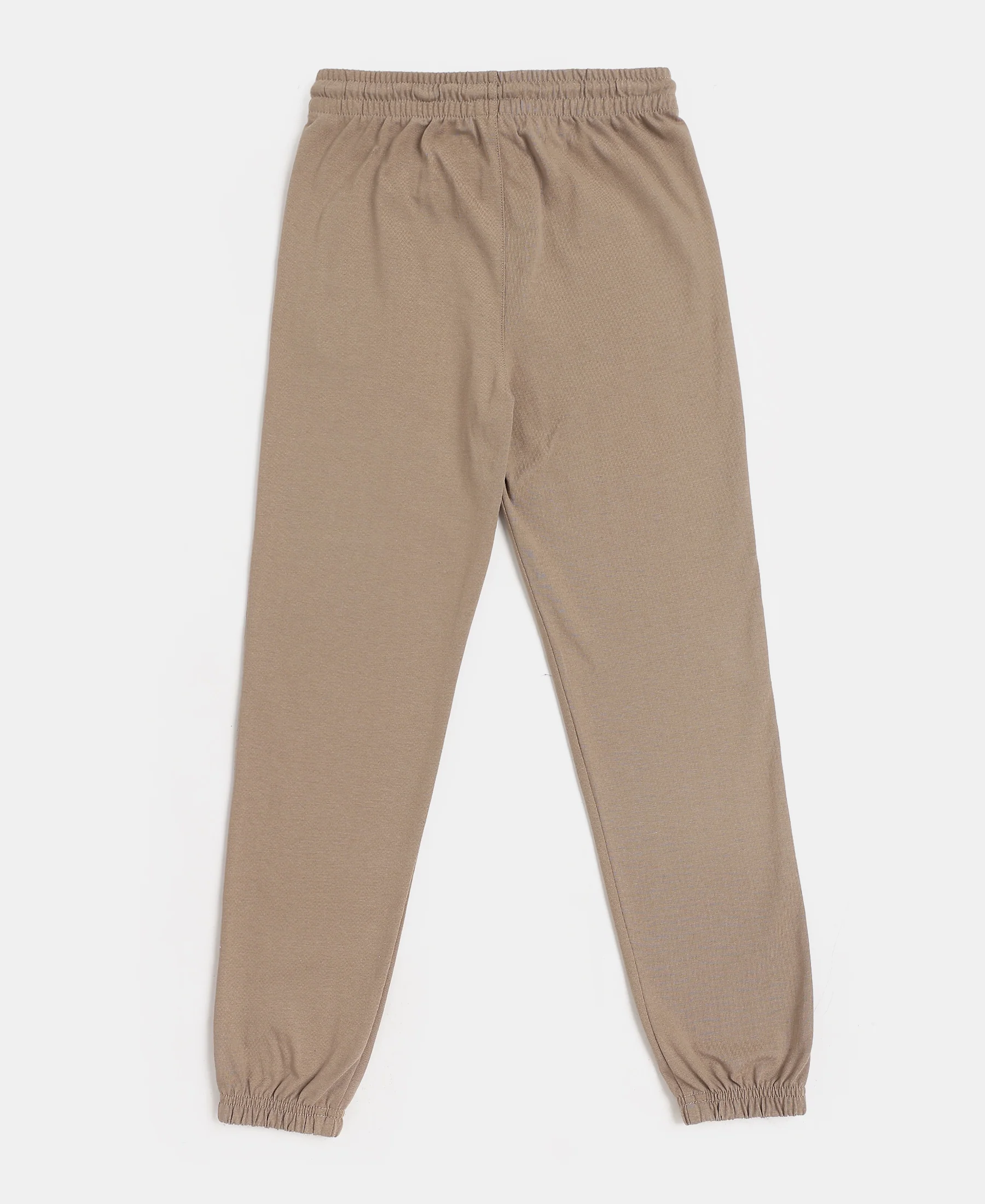 Boy's Super Combed Cotton Rich Graphic Printed Joggers with Elasticated Hem - Desert Taupe - Image 2