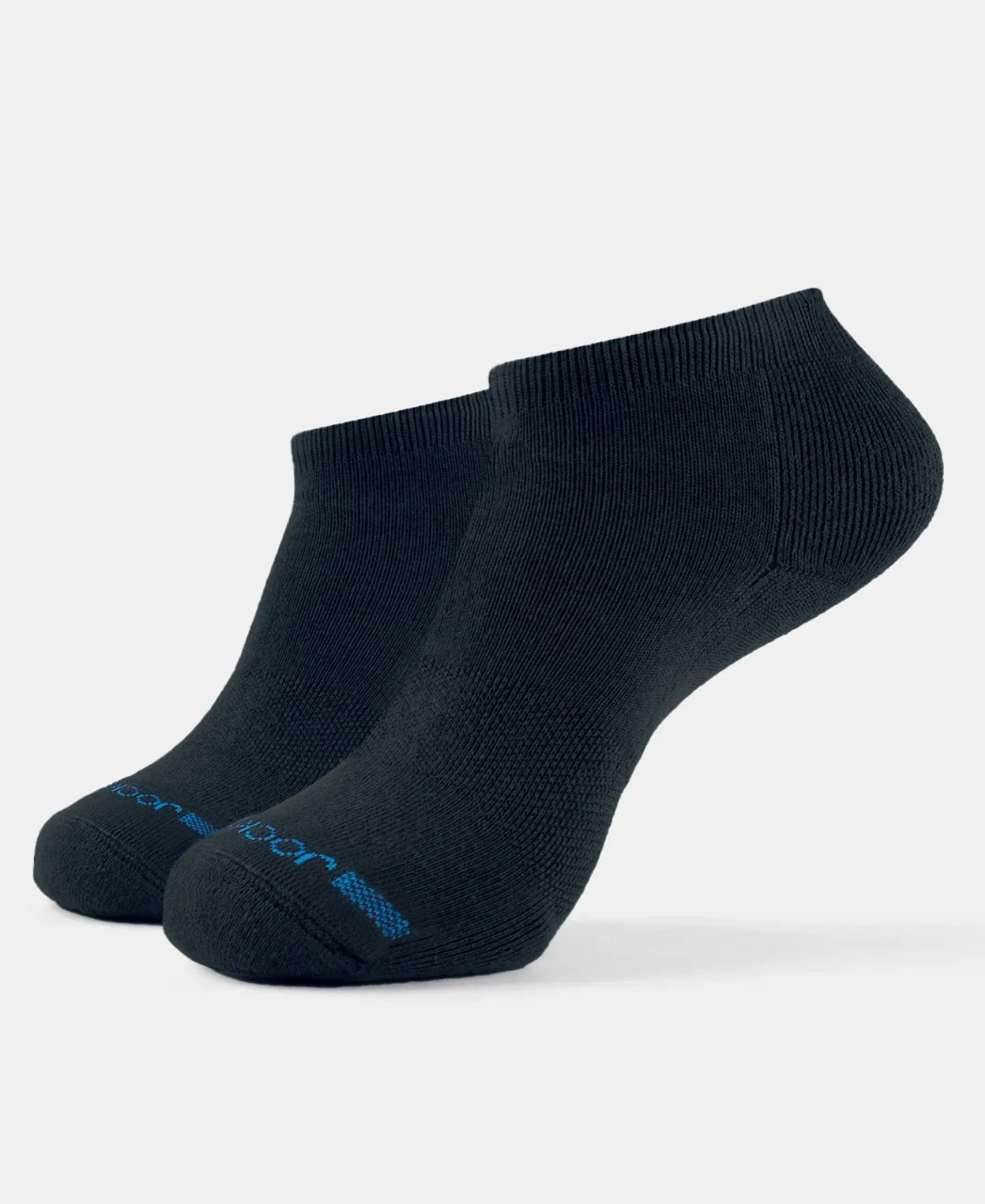 Compact Cotton Elastane Stretch Low Show Socks with StayFresh Treatment - Black (Pack of 2) - Image 5
