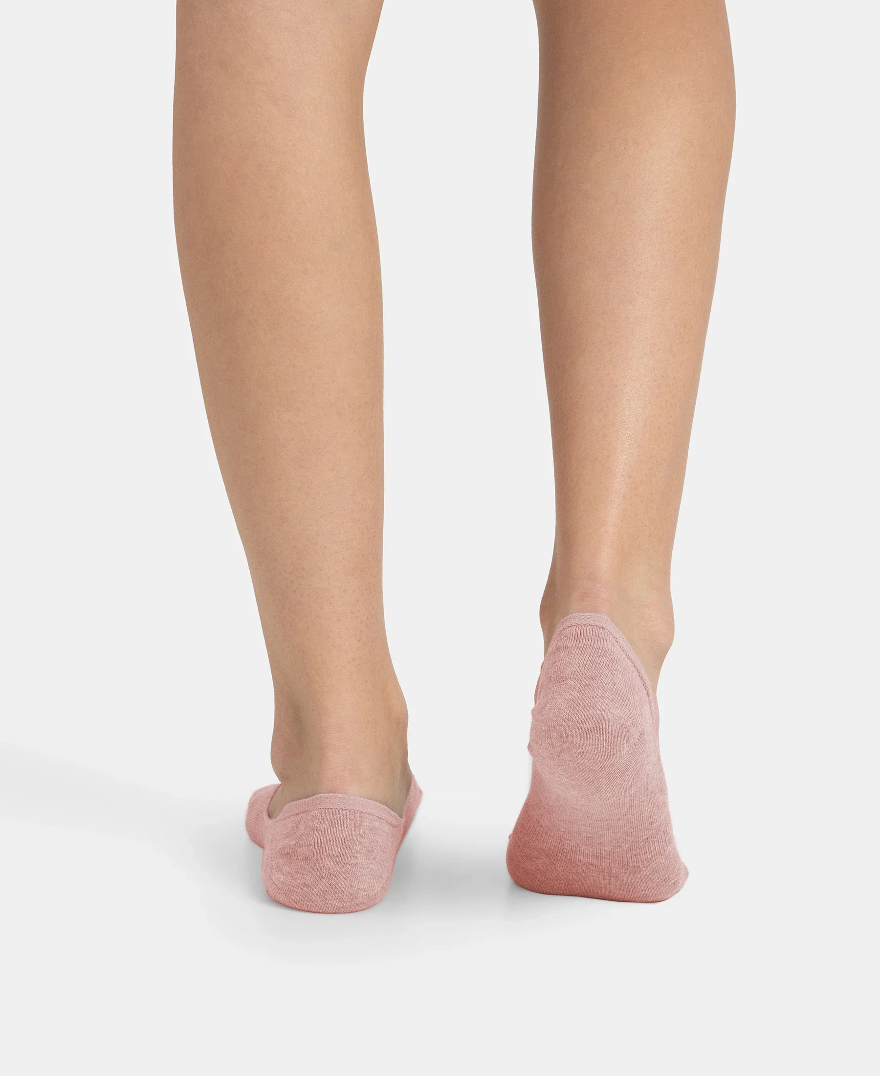 Compact Cotton Stretch No Show Socks with StayFresh Treatment - Pale Mauve - Image 4