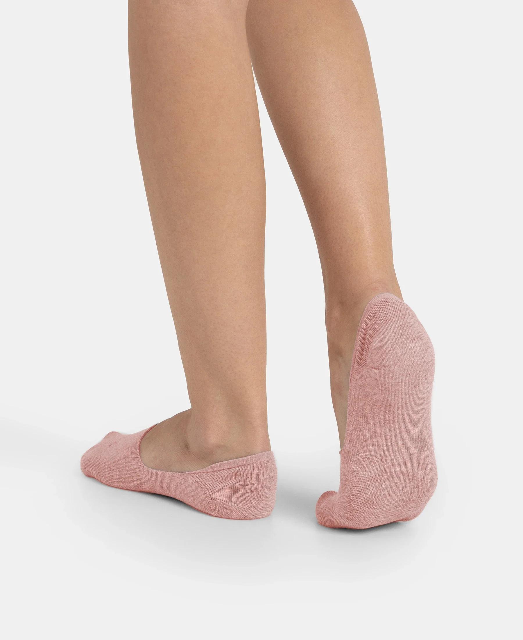 Compact Cotton Stretch No Show Socks with StayFresh Treatment - Pale Mauve - Image 5