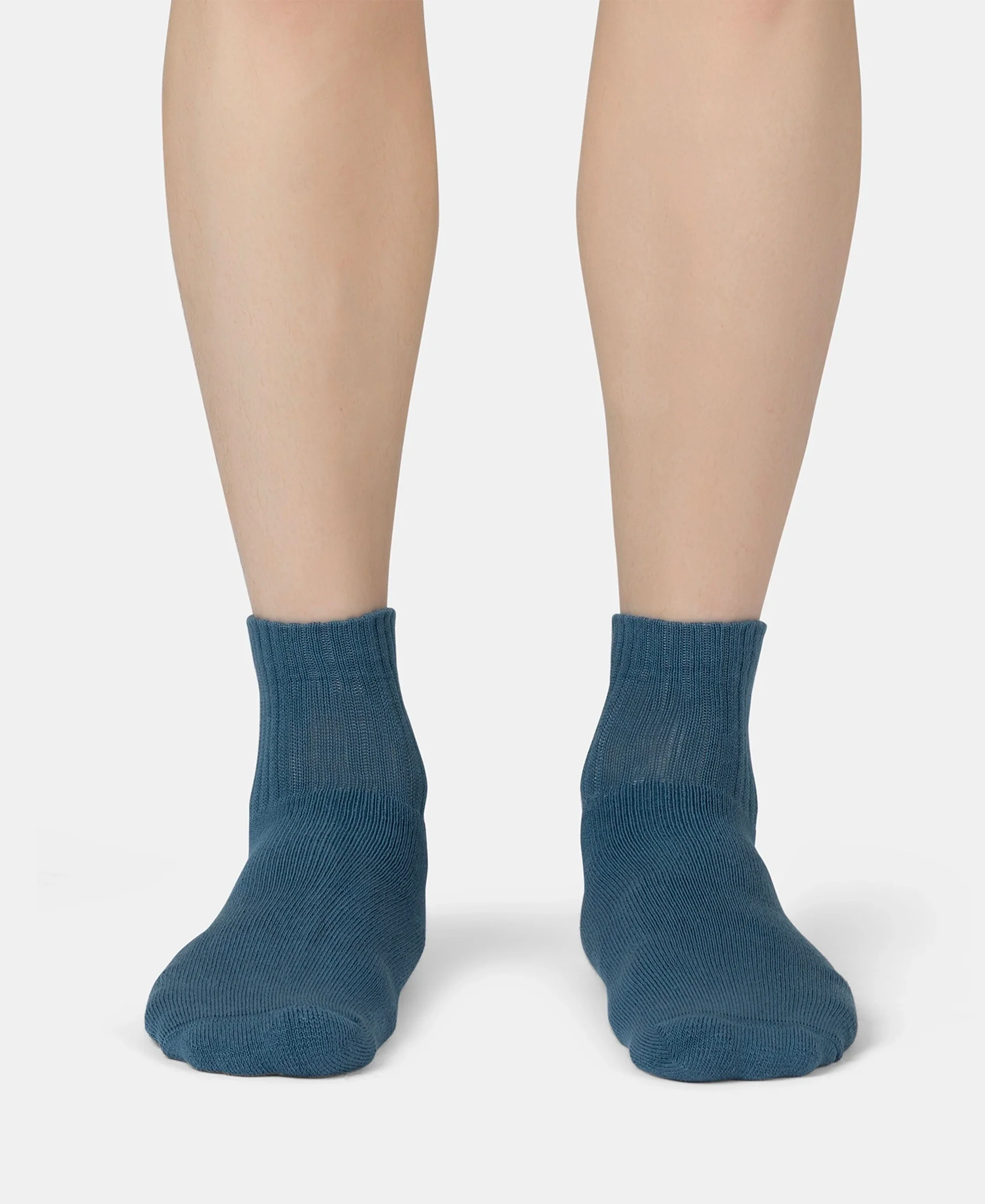 Compact Cotton Terry Ankle Length Socks With StayFresh Treatment - Stellar - Image 2