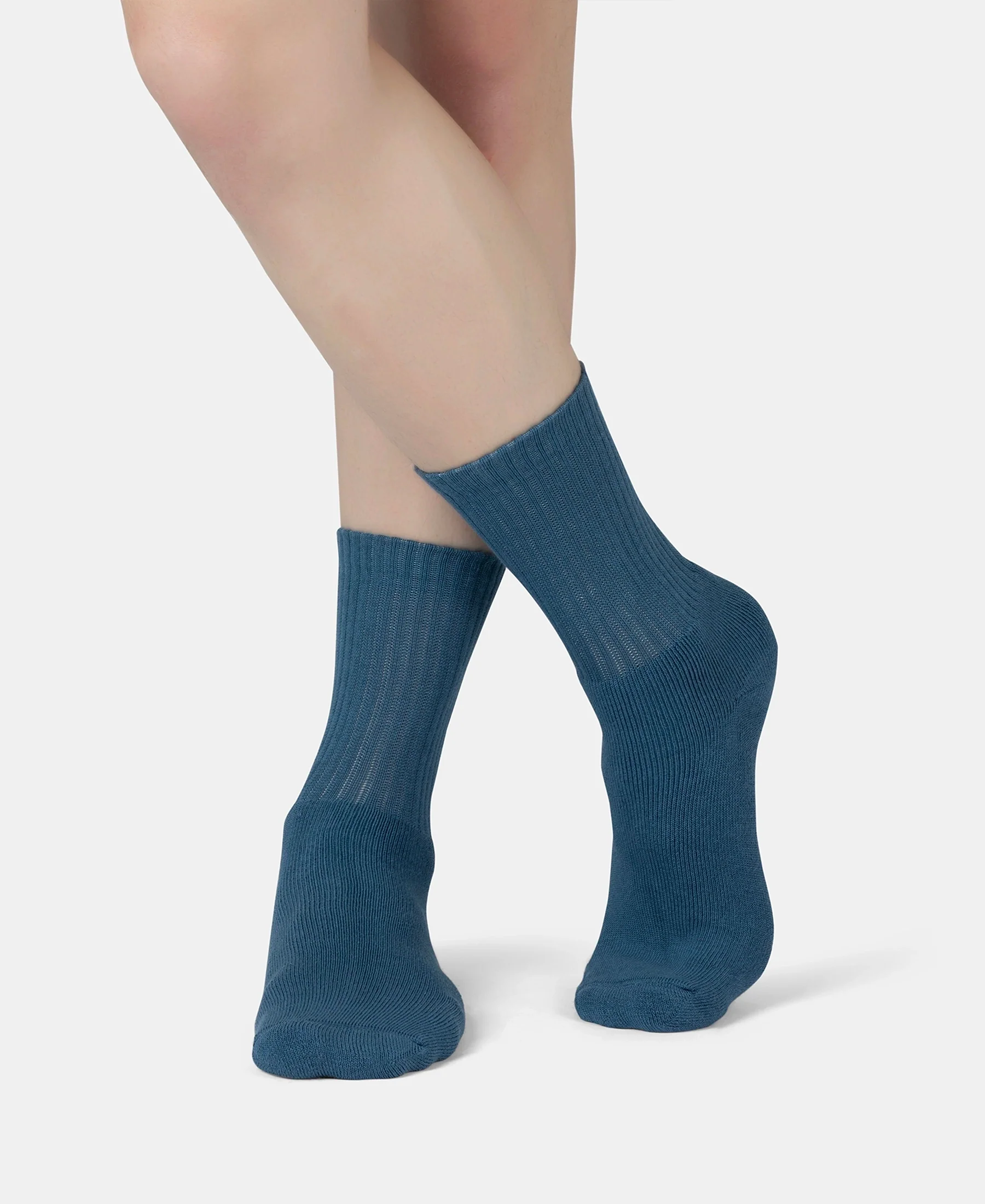 Compact Cotton Terry Crew Length Socks With StayFresh Treatment - Stellar - Image 5