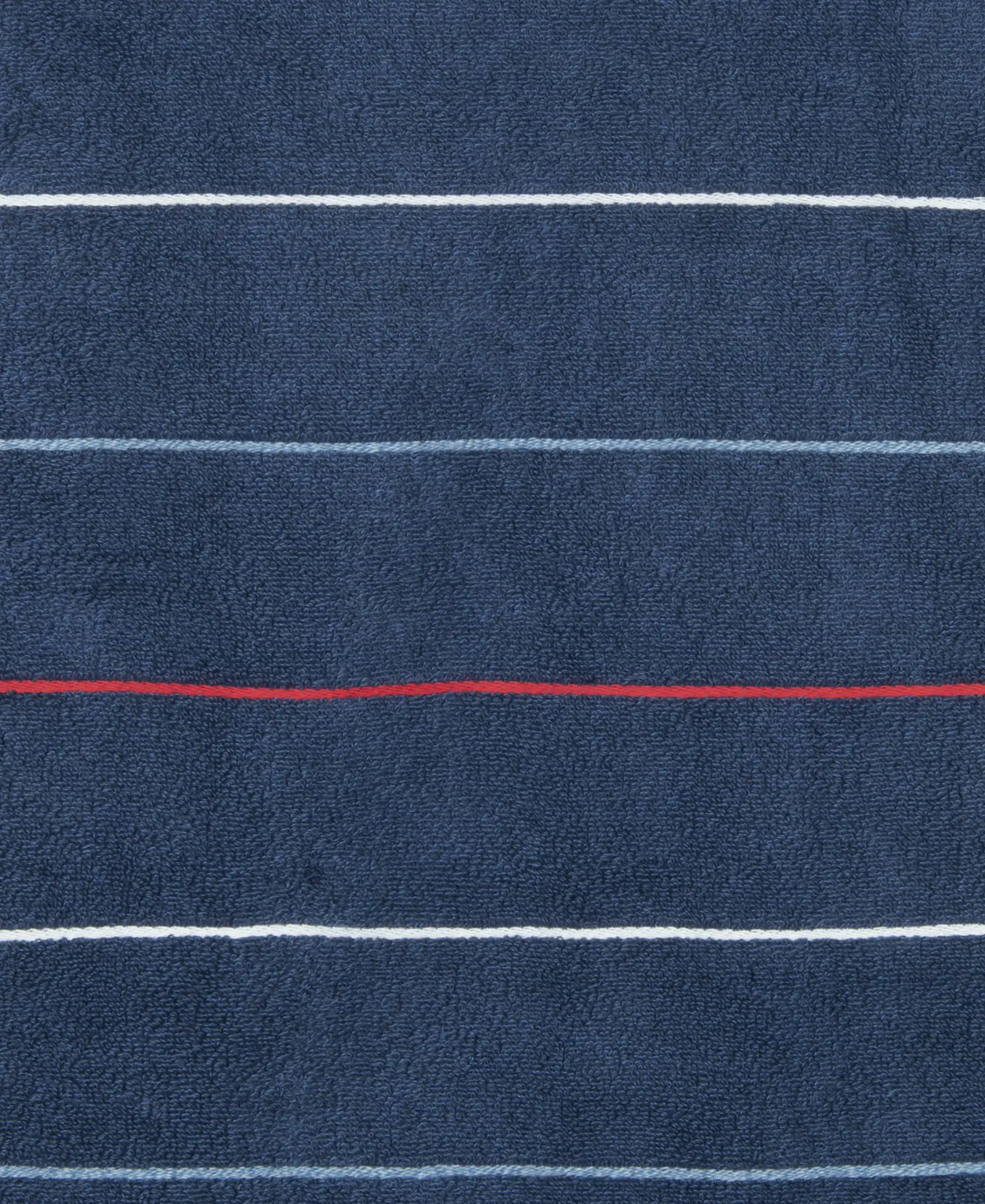 Cotton Rich Terry Ultrasoft and Durable Striped Bath Towel - Ink Blue Grindle - Image 4