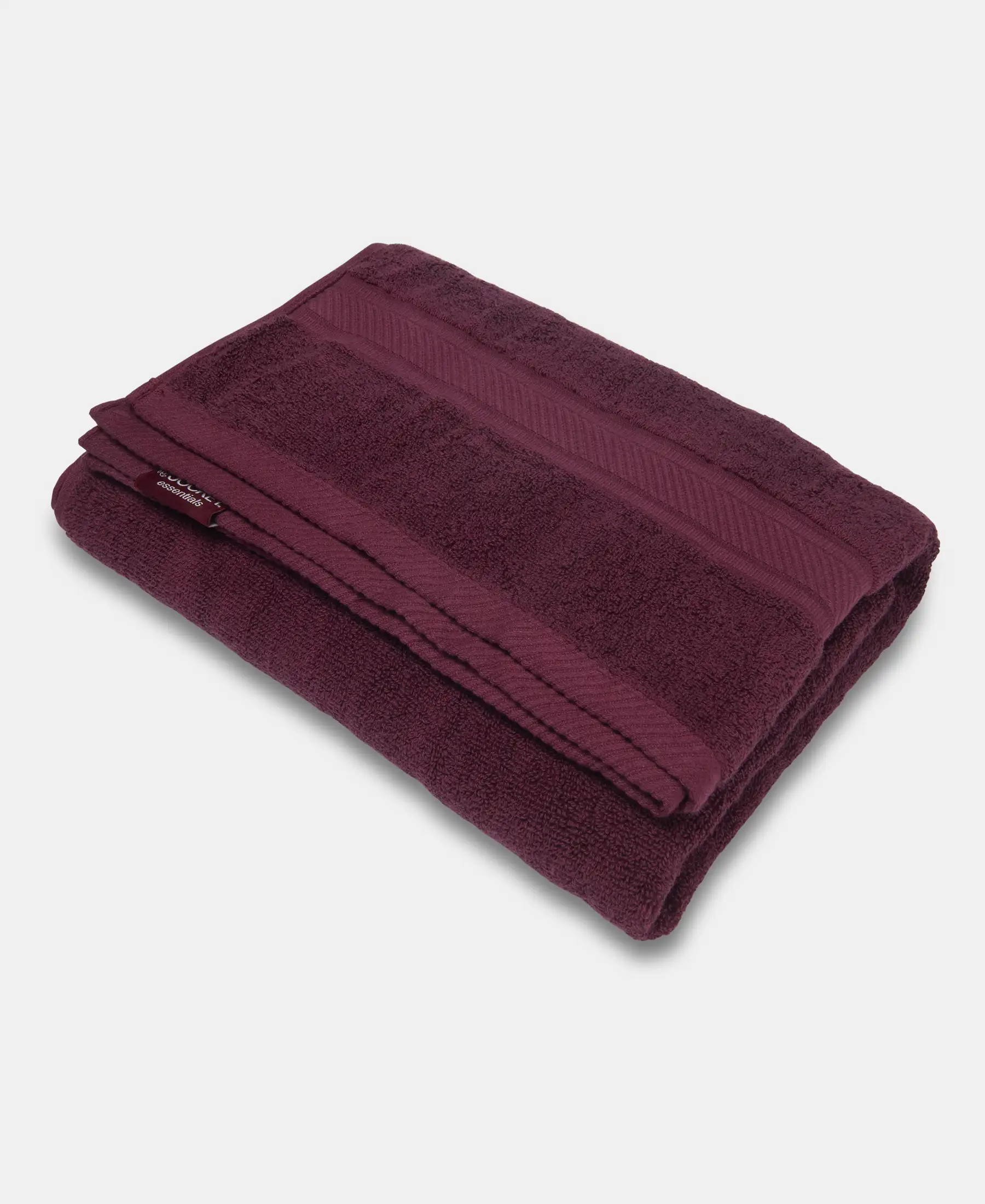 Cotton Terry Ultrasoft and Durable Solid Bath Towel - Burgundy