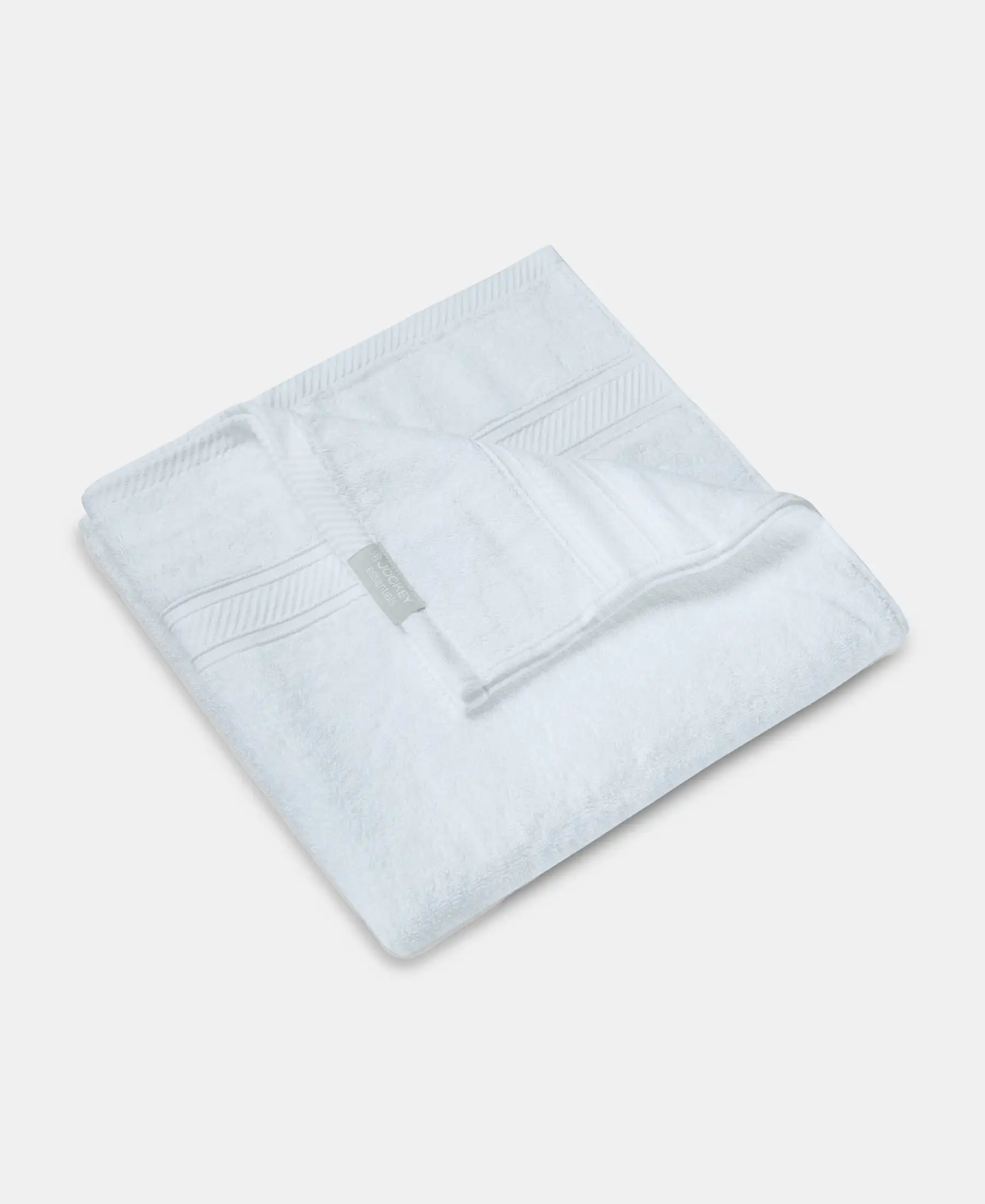 Cotton Terry Ultrasoft and Durable Solid Bath Towel - White - Image 2