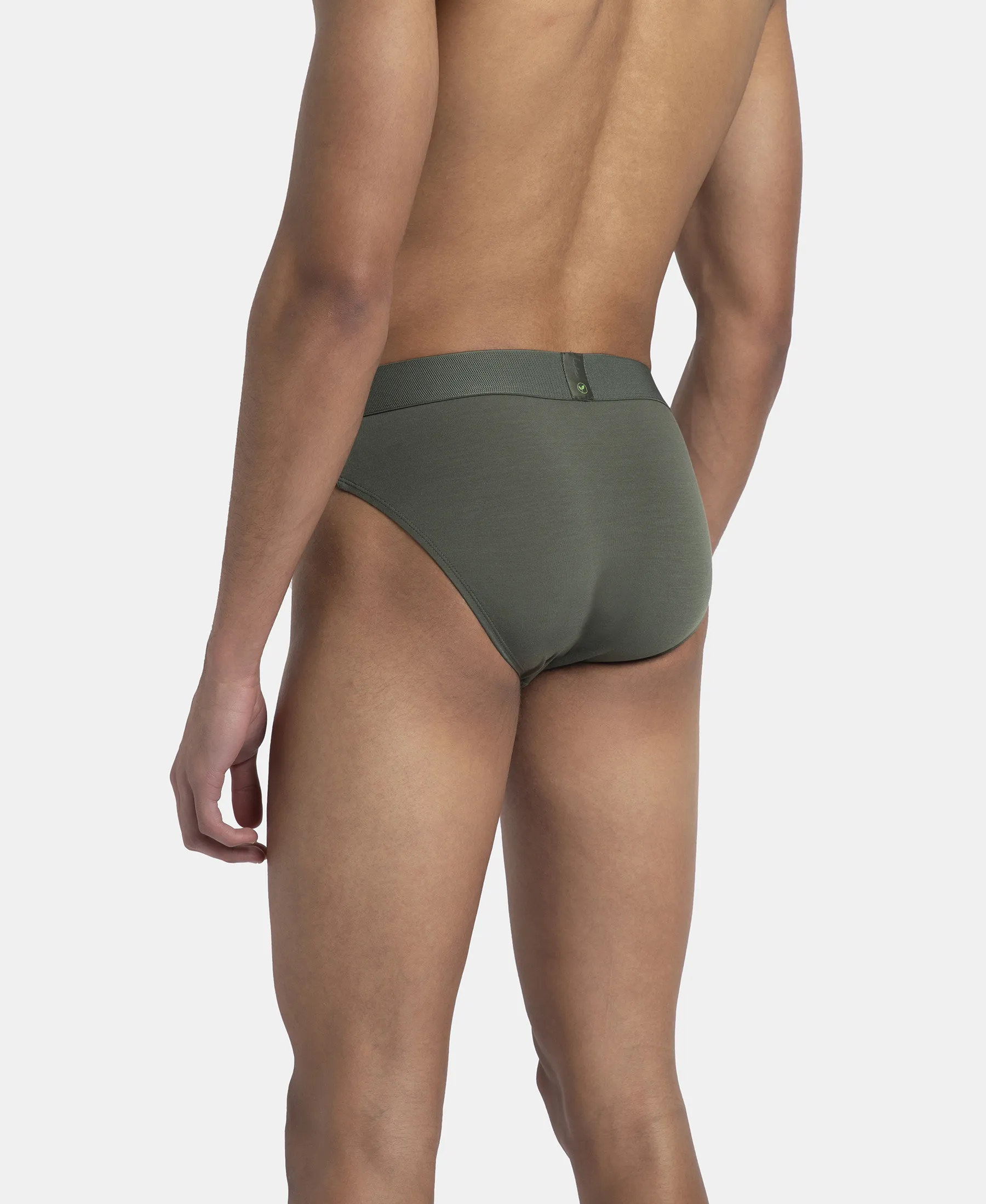 Environment Friendly Tencel Lyocell Fiber Brief With Natural Stayfresh Properties - Thyme - Image 3