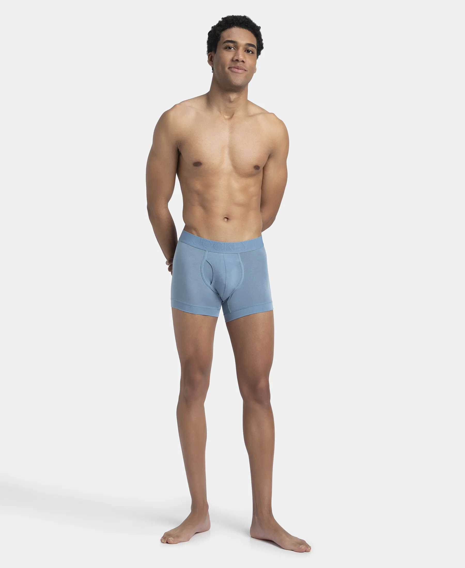 Environment Friendly Tencel Lyocell Fiber Trunk with Natural StayFresh Properties - Blue Shadow - Image 4