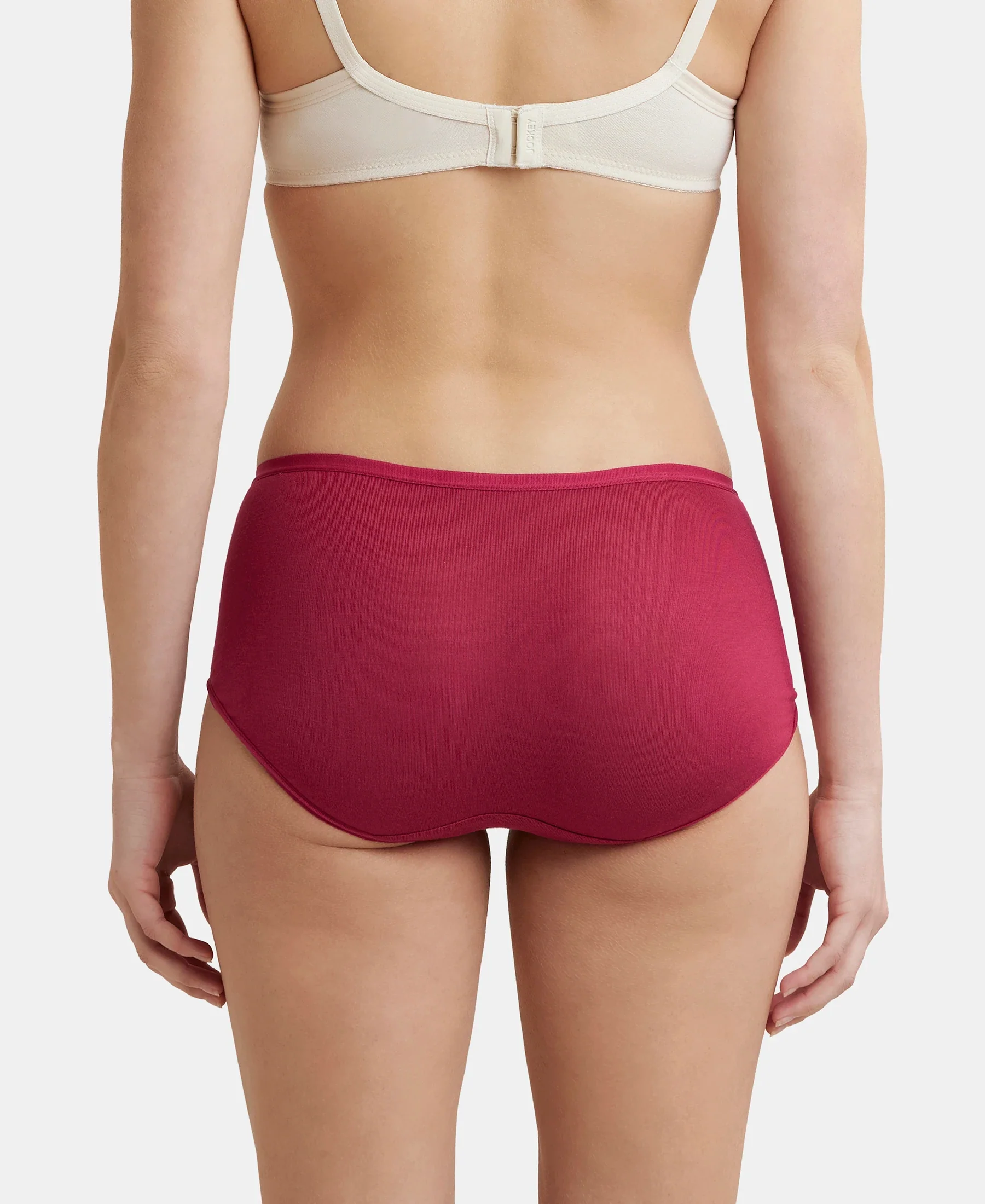 Full Coverage Micro Modal Elastane Stretch Full Brief With Exposed Waistband and StayFresh Treatment  - Anemone - Image 3