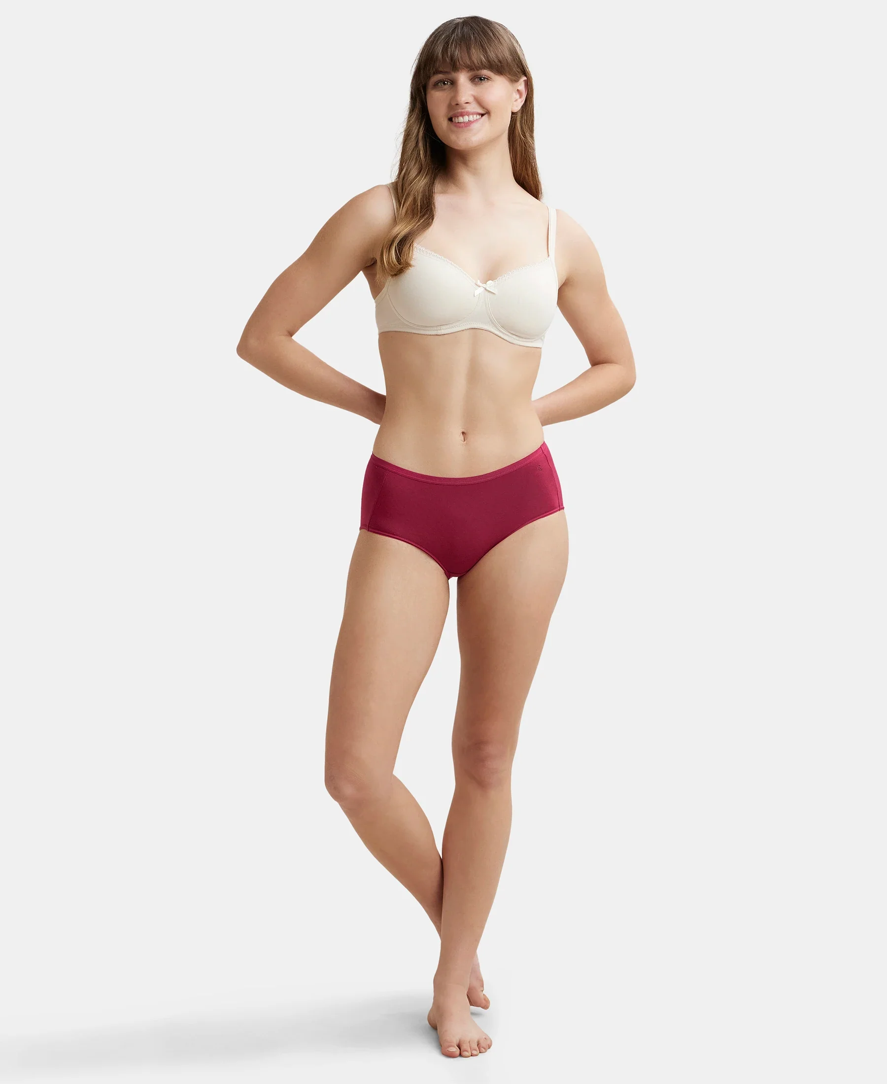 Full Coverage Micro Modal Elastane Stretch Full Brief With Exposed Waistband and StayFresh Treatment  - Anemone - Image 4