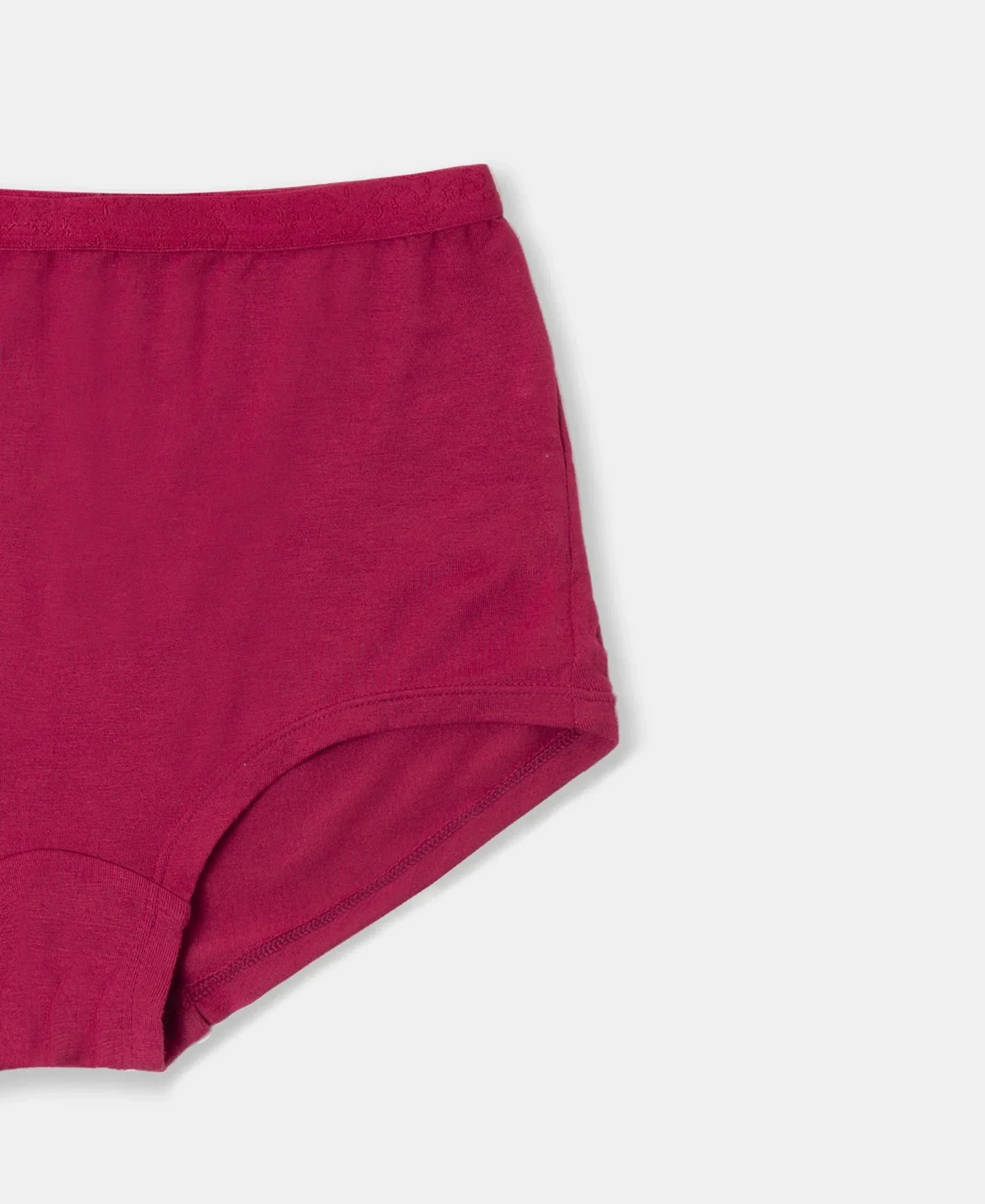 Full Coverage Micro Modal Elastane Stretch Boy Shorts with StayFresh Treatment - Anemone - Image 8