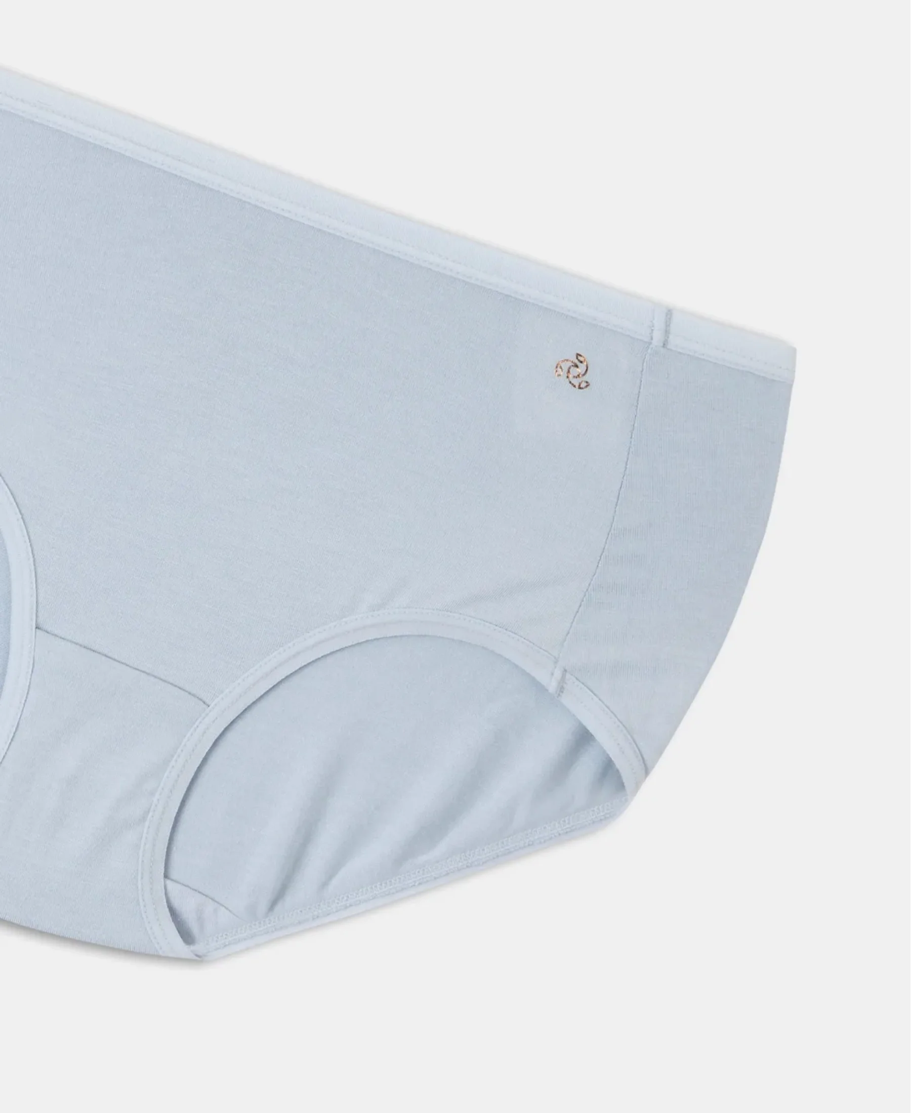 Full Coverage Micro Modal Elastane Stretch Full Brief With Exposed Waistband and StayFresh Treatment - Kentucky Blue - Image 9