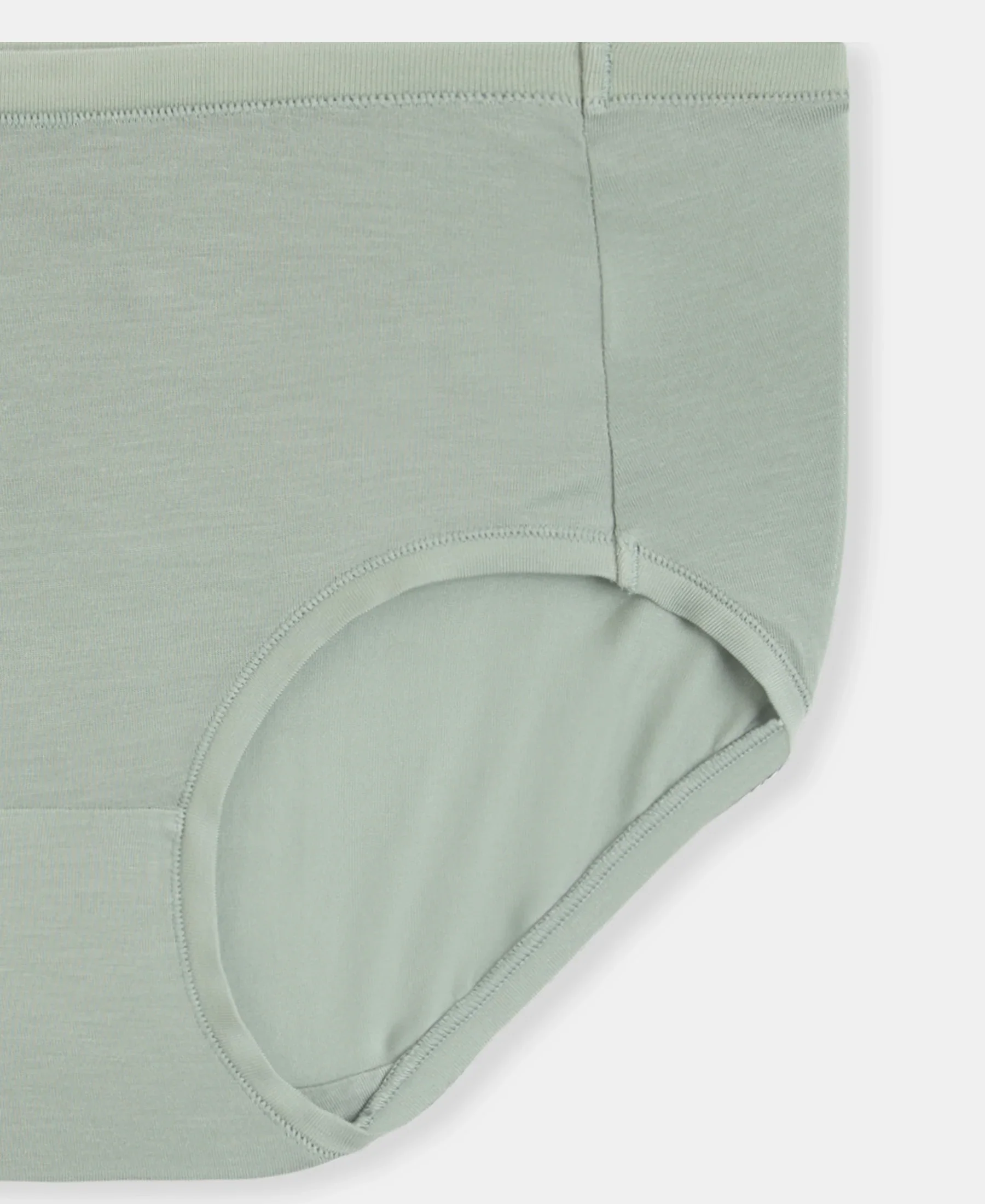 Full Coverage Tencel Lyocell Elastane Stretch Mid Waist Full Brief With Concealed Waistband and StayFresh Treatment - Iceberg Green - Image 8