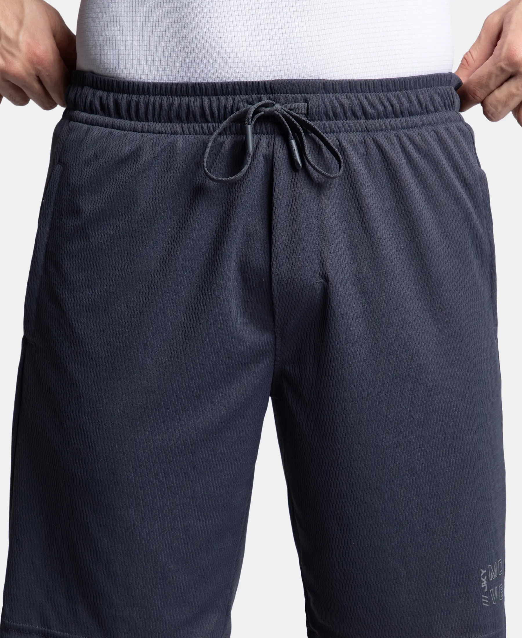 Lightweight and Breathable Microfiber Shorts with StayFresh Treatment - Graphite - Image 6