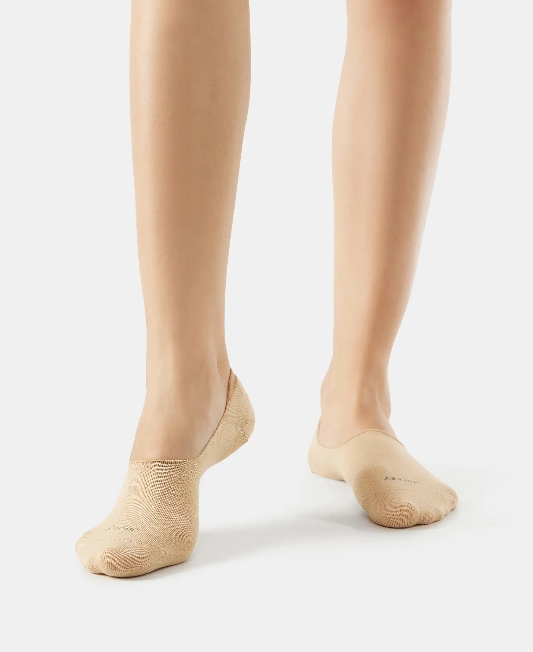 Compact Cotton Stretch No Show Socks with StayFresh Treatment - Skin - Image 4