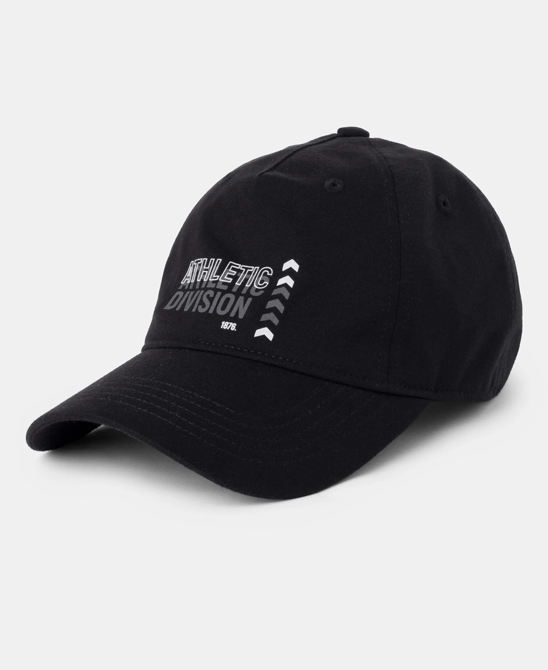 Microfiber Blend Solid Cap with Adjustable Back Closure - Black - Image 2