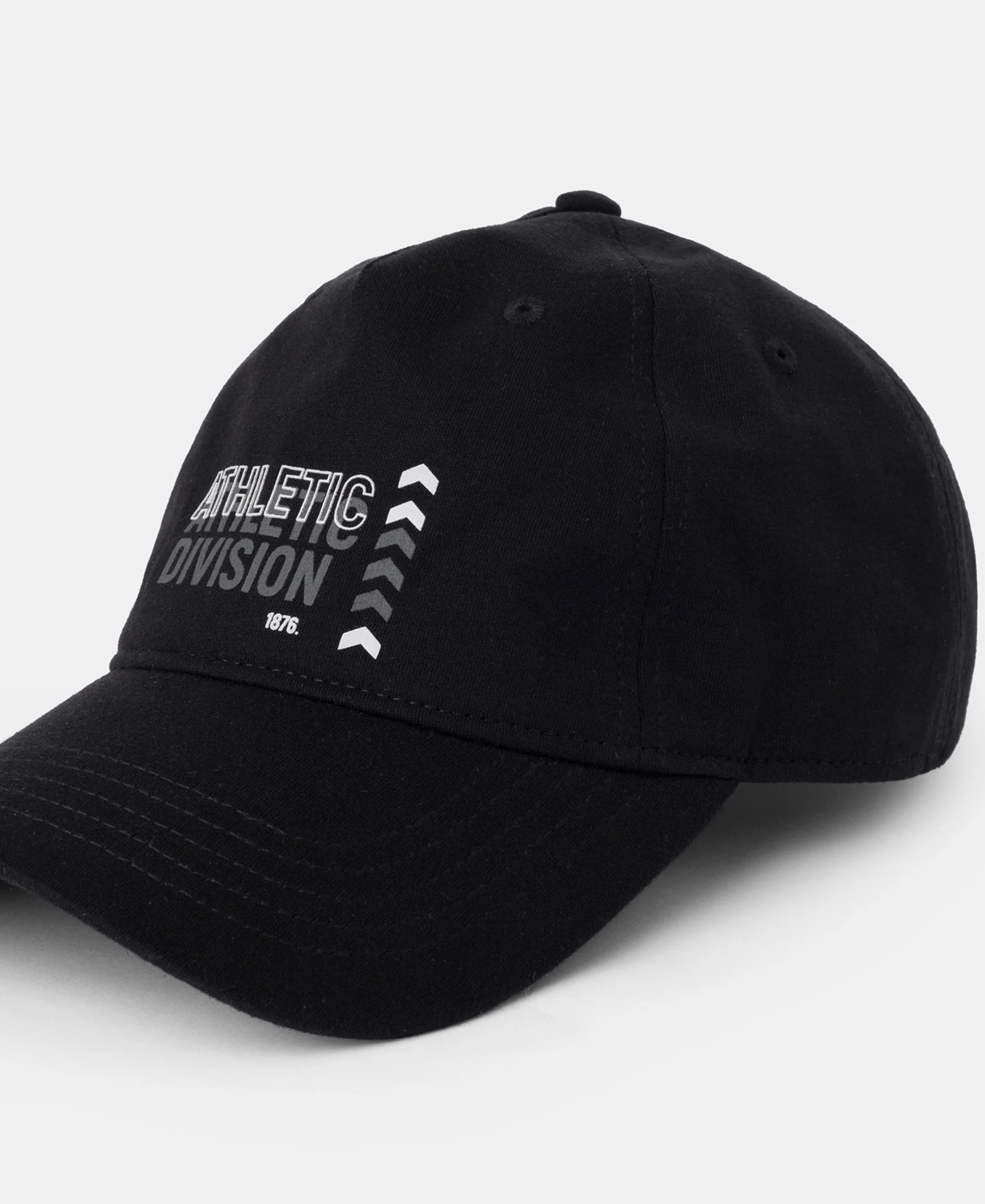 Microfiber Blend Solid Cap with Adjustable Back Closure - Black - Image 4