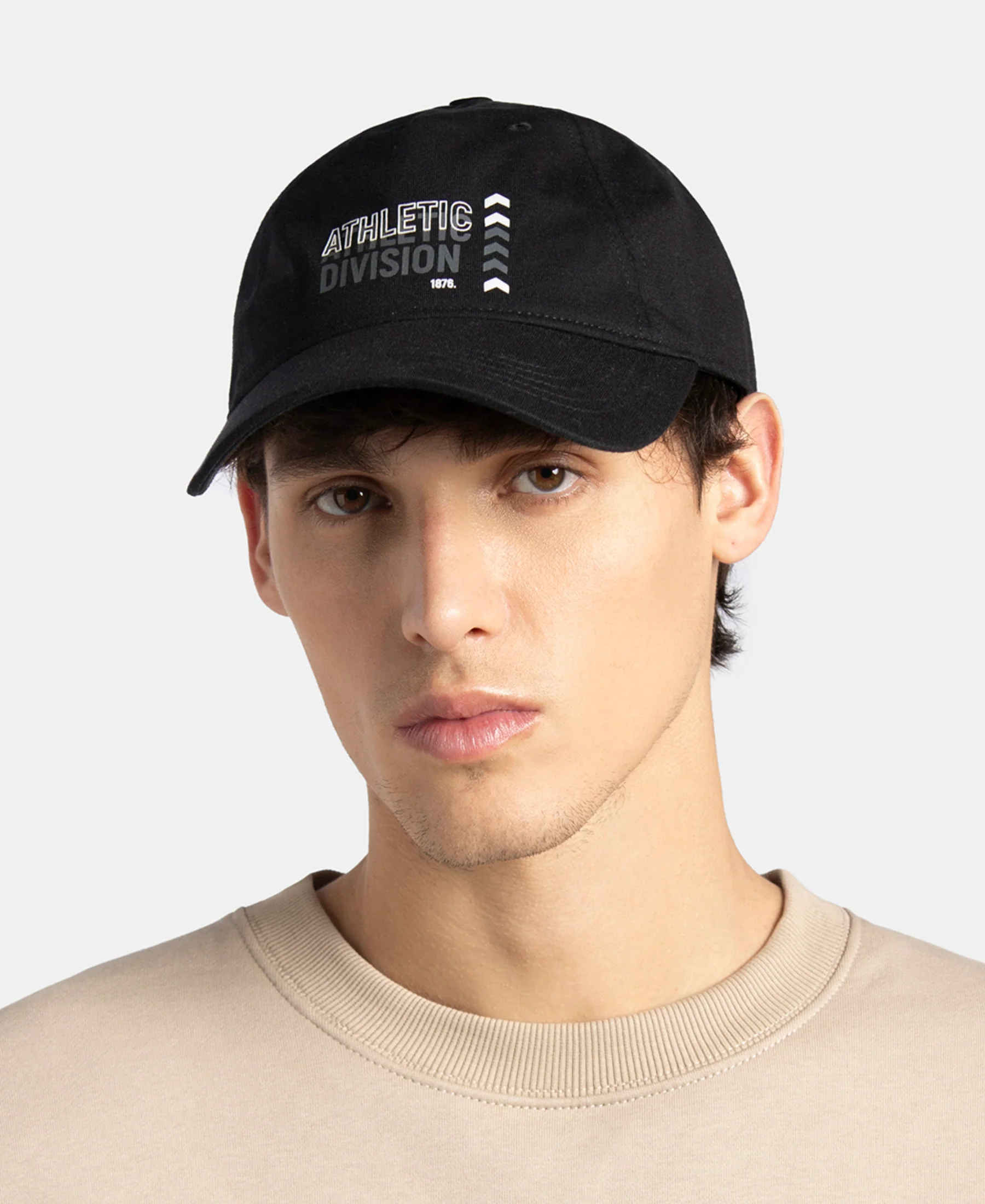Microfiber Blend Solid Cap with Adjustable Back Closure - Black - Image 5
