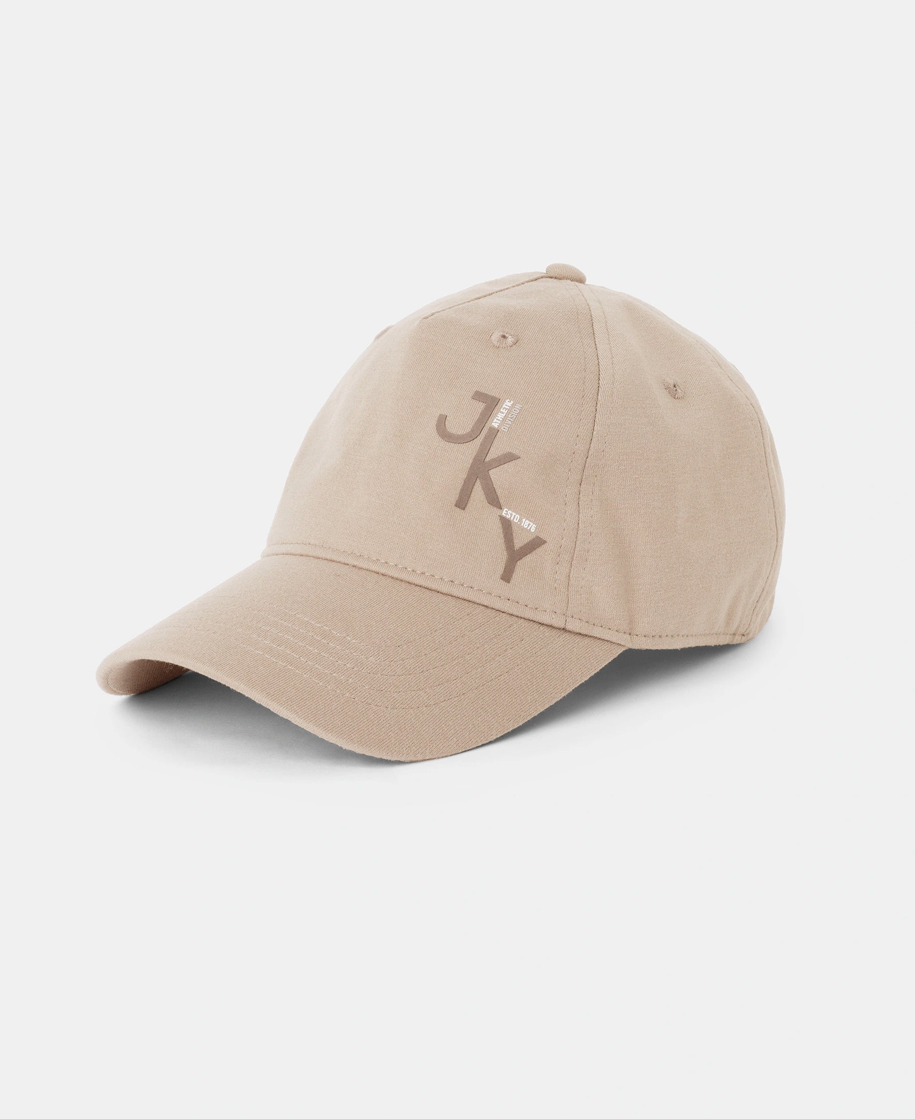 Microfiber Blend Solid Cap with Adjustable Back Closure - Desert Taupe - Image 2