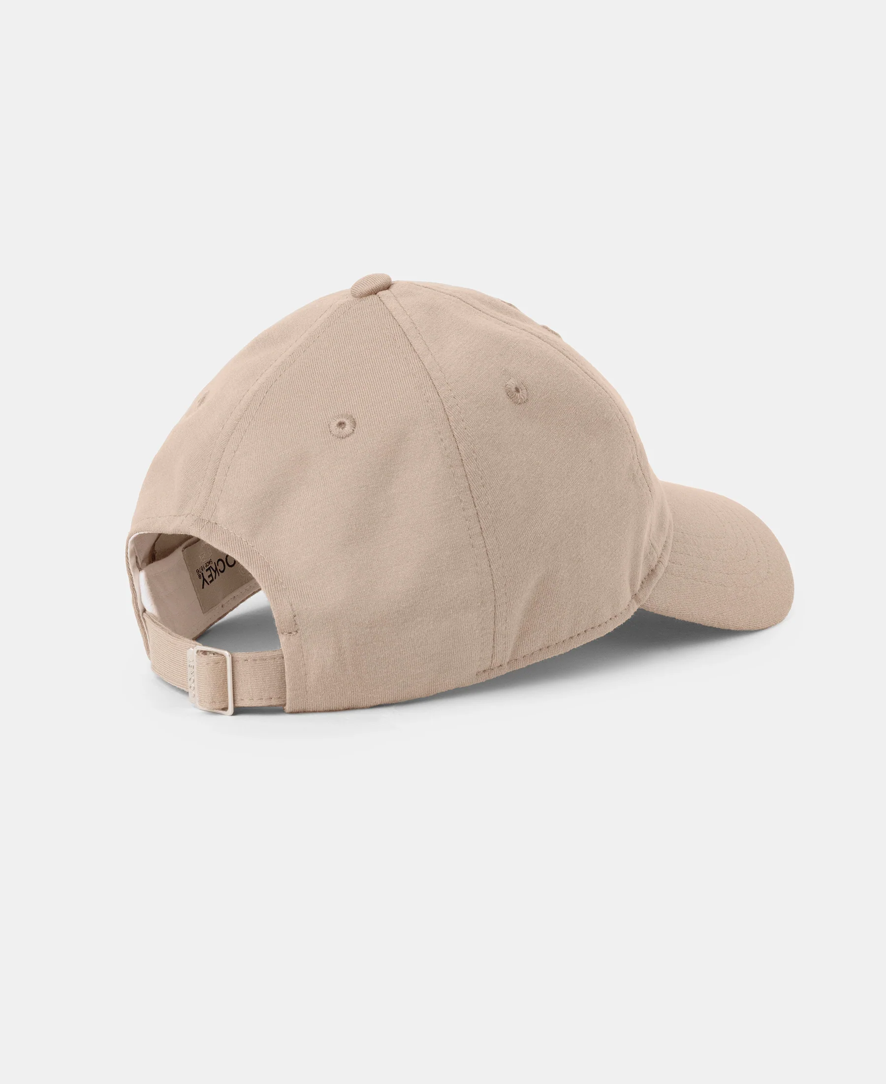 Microfiber Blend Solid Cap with Adjustable Back Closure - Desert Taupe - Image 3