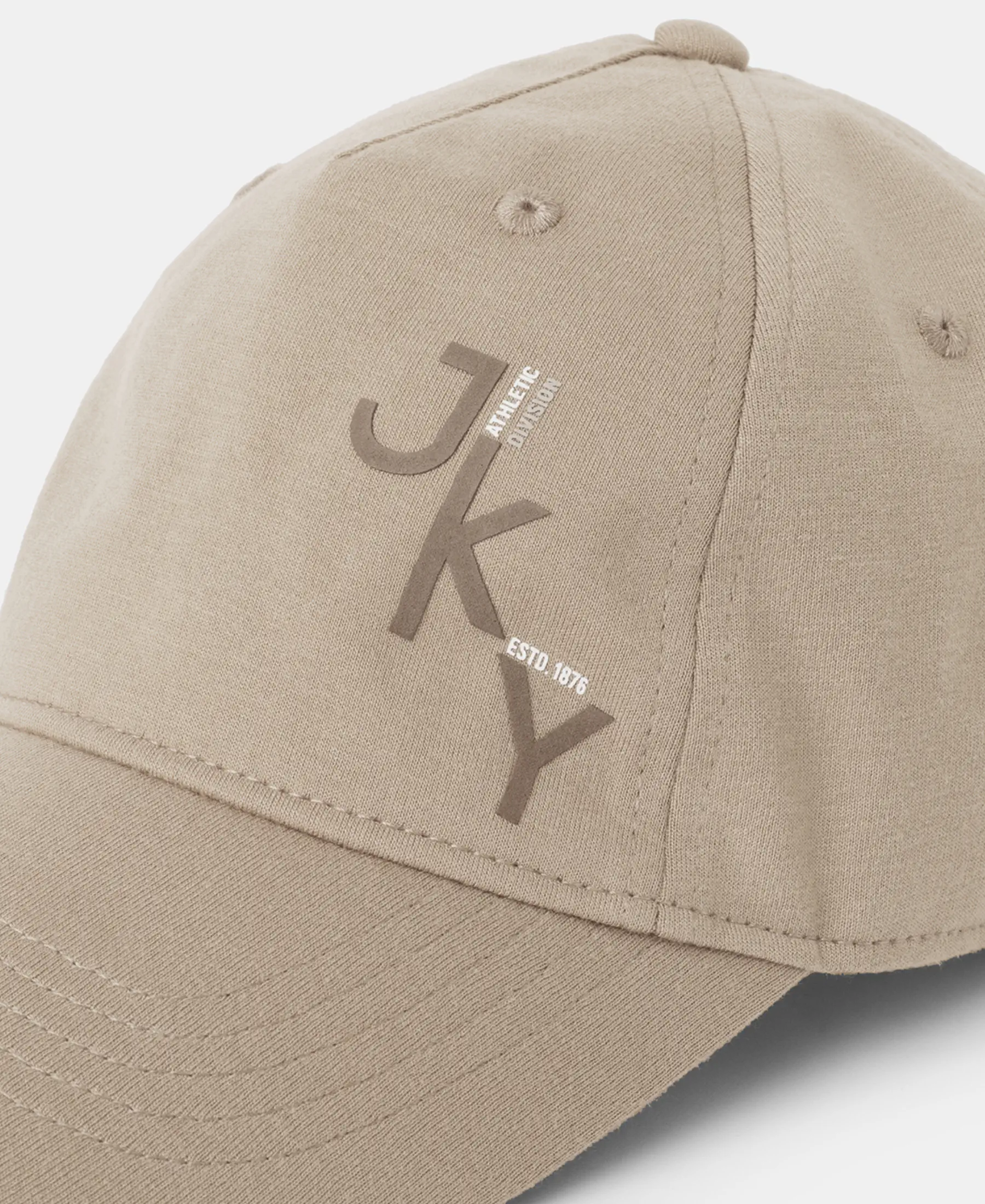 Microfiber Blend Solid Cap with Adjustable Back Closure - Desert Taupe - Image 4