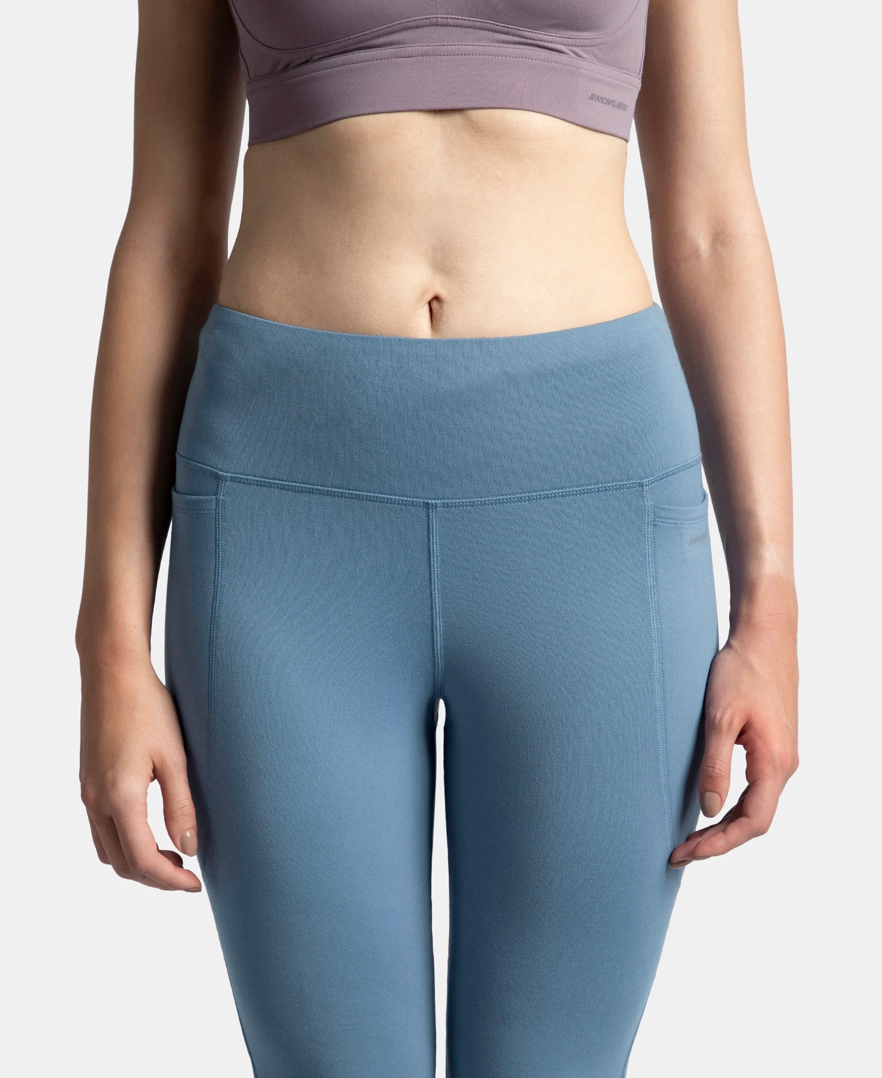 Microfiber Elastane Stretch Regular Fit Flared Pants with StayFresh Treatment - Frost - Image 8