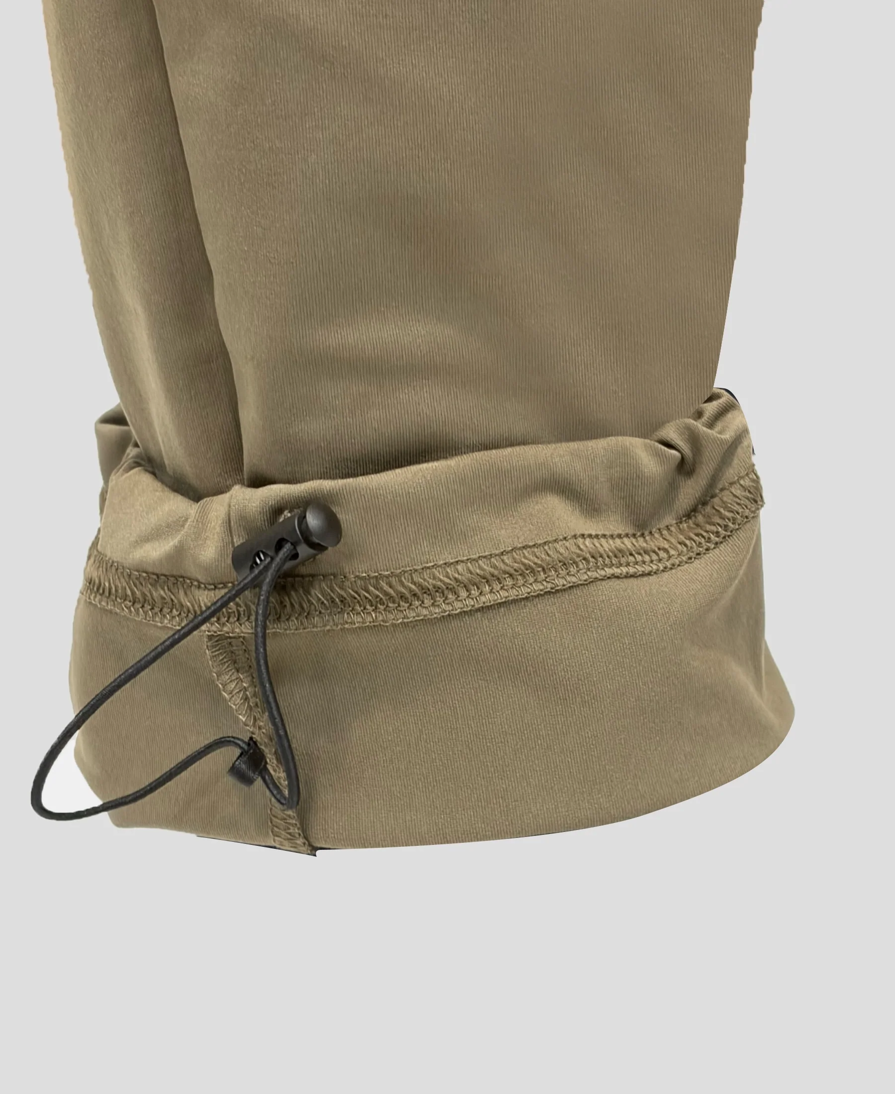 Microfiber Fabric Utility Pants with Cargo Pockets - Green - Image 9