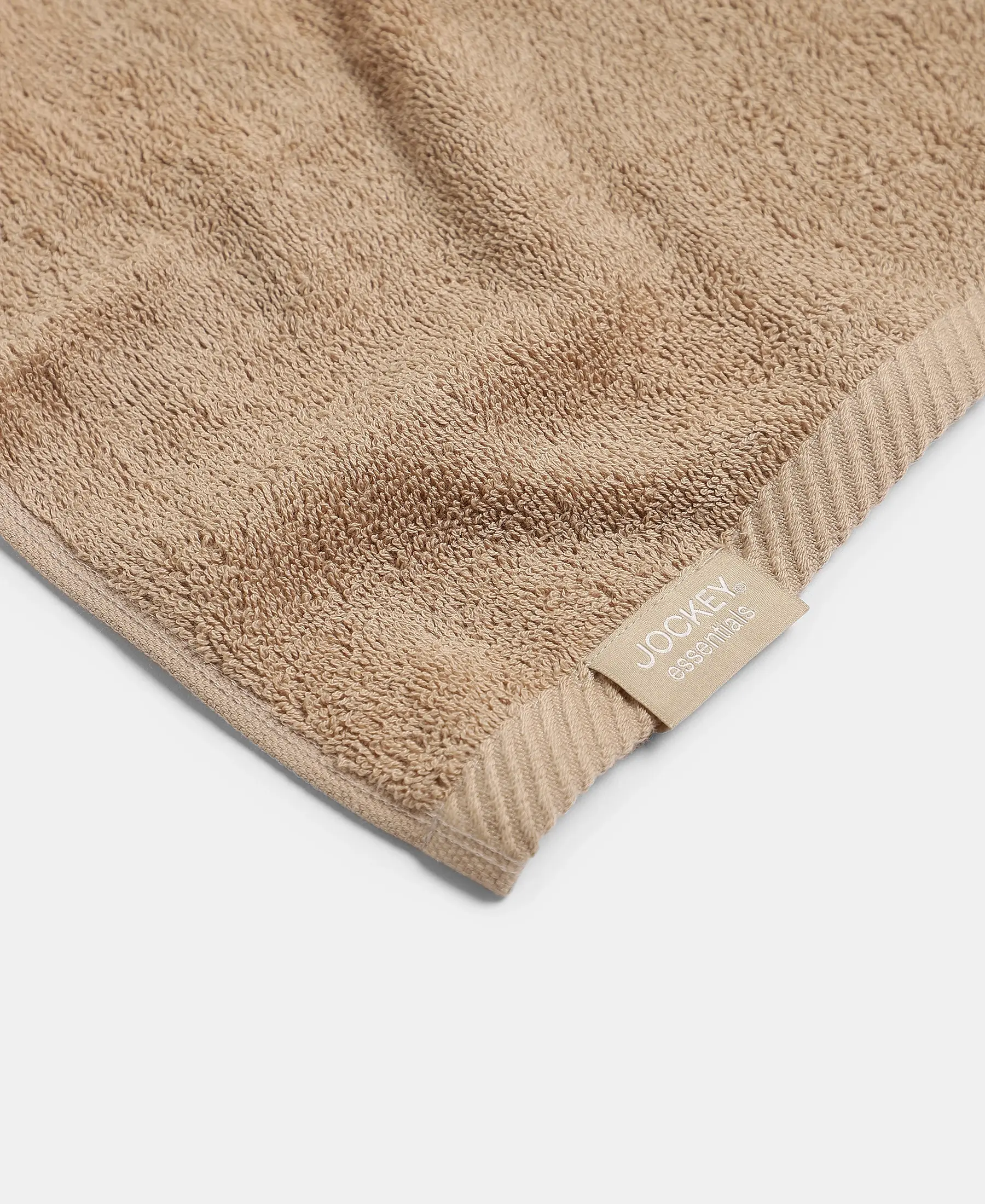 Pack of 6 Cotton Terry Ultrasoft and Durable Solid Face Towel - Grey & Camel - Image 6
