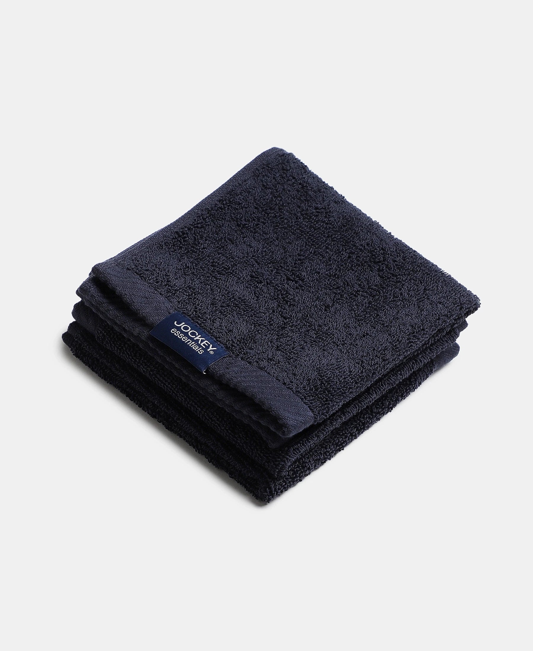 Pack of 6 Cotton Terry Ultrasoft and Durable Solid Face Towel - Navy & Burgundy - Image 4