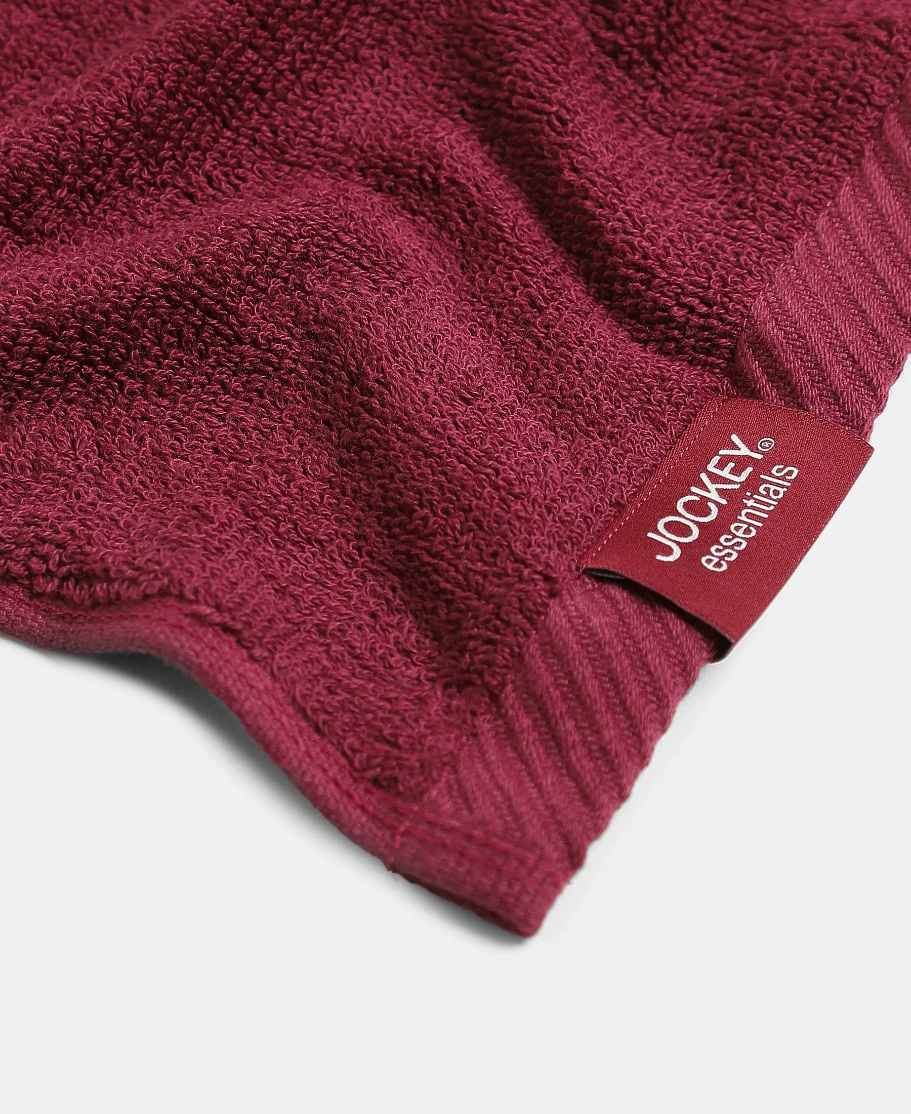 Pack of 6 Cotton Terry Ultrasoft and Durable Solid Face Towel - Navy & Burgundy - Image 6