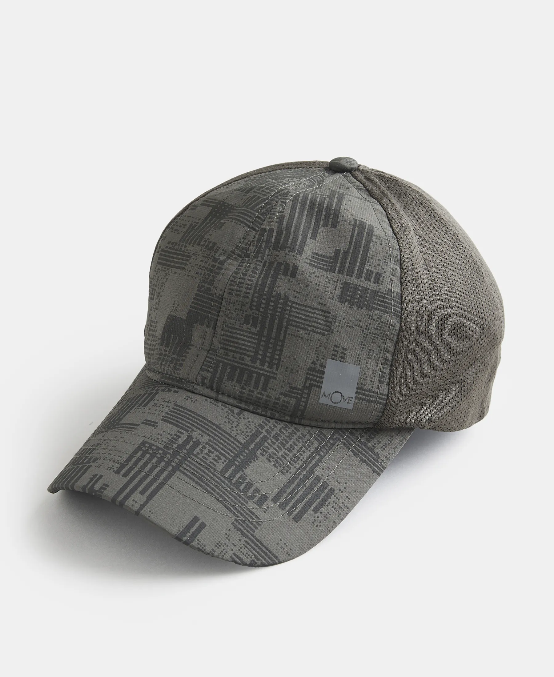Polyester Printed Cap with Adjustable Back Closure and StayDry Technology - Deep Olive - Image 2