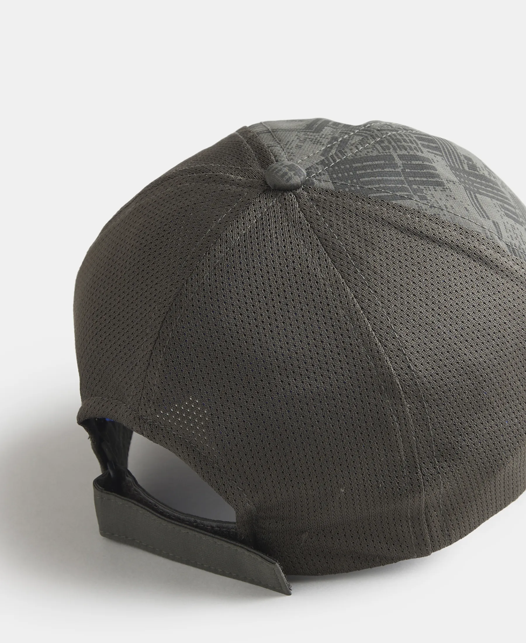 Polyester Printed Cap with Adjustable Back Closure and StayDry Technology - Deep Olive - Image 3