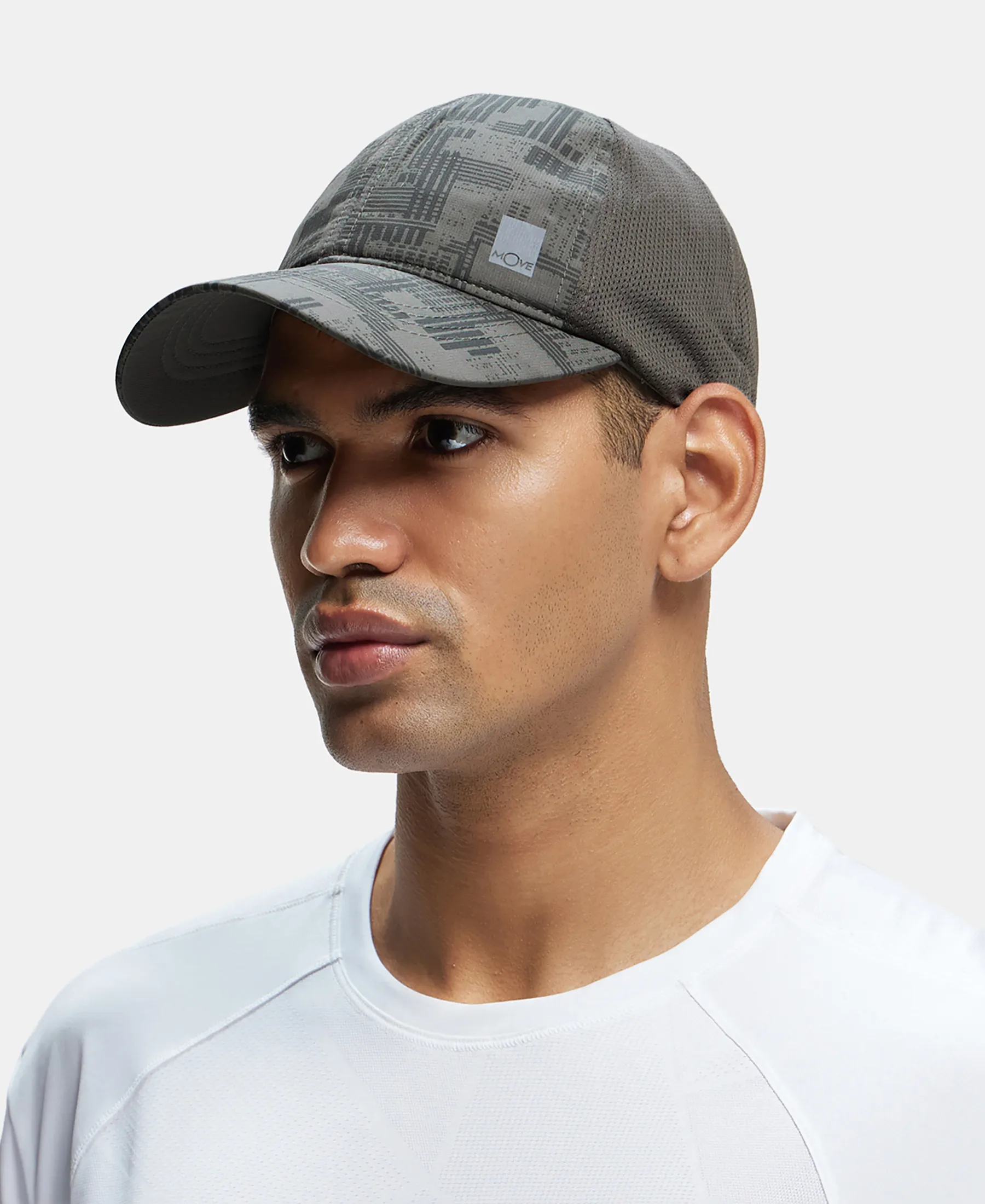 Polyester Printed Cap with Adjustable Back Closure and StayDry Technology - Deep Olive - Image 4