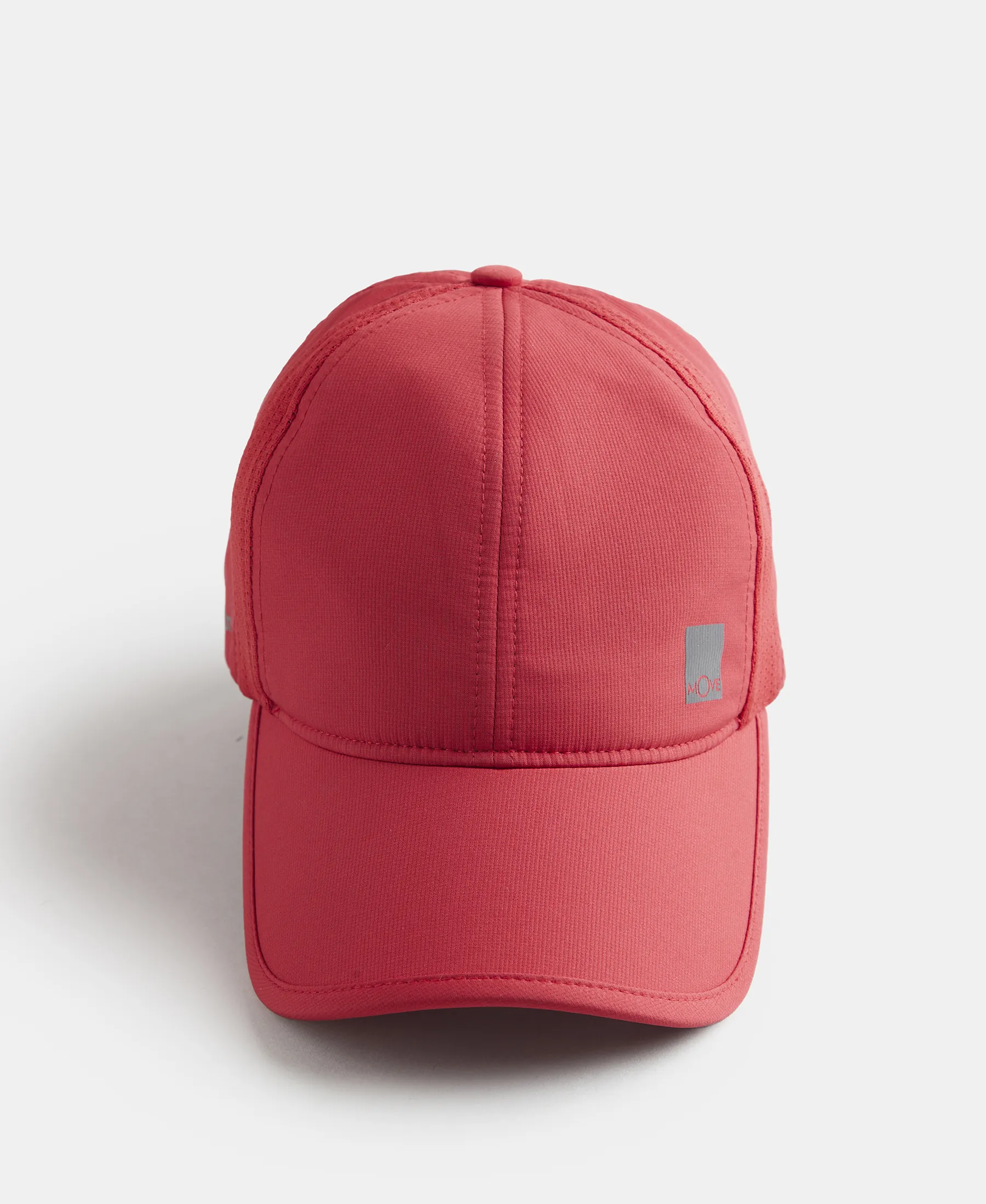 Polyester Solid Cap with Adjustable Back Closure and StayDry Technology - Bright Red