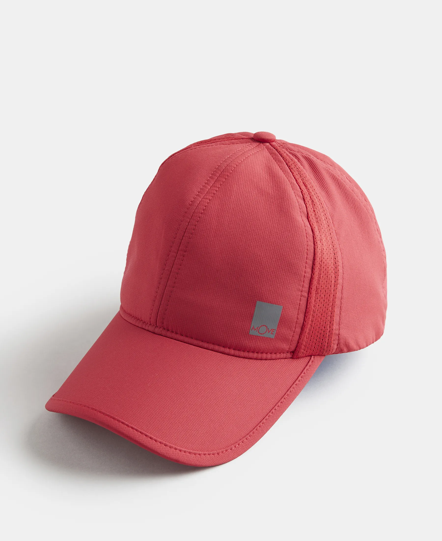 Polyester Solid Cap with Adjustable Back Closure and StayDry Technology - Bright Red - Image 2