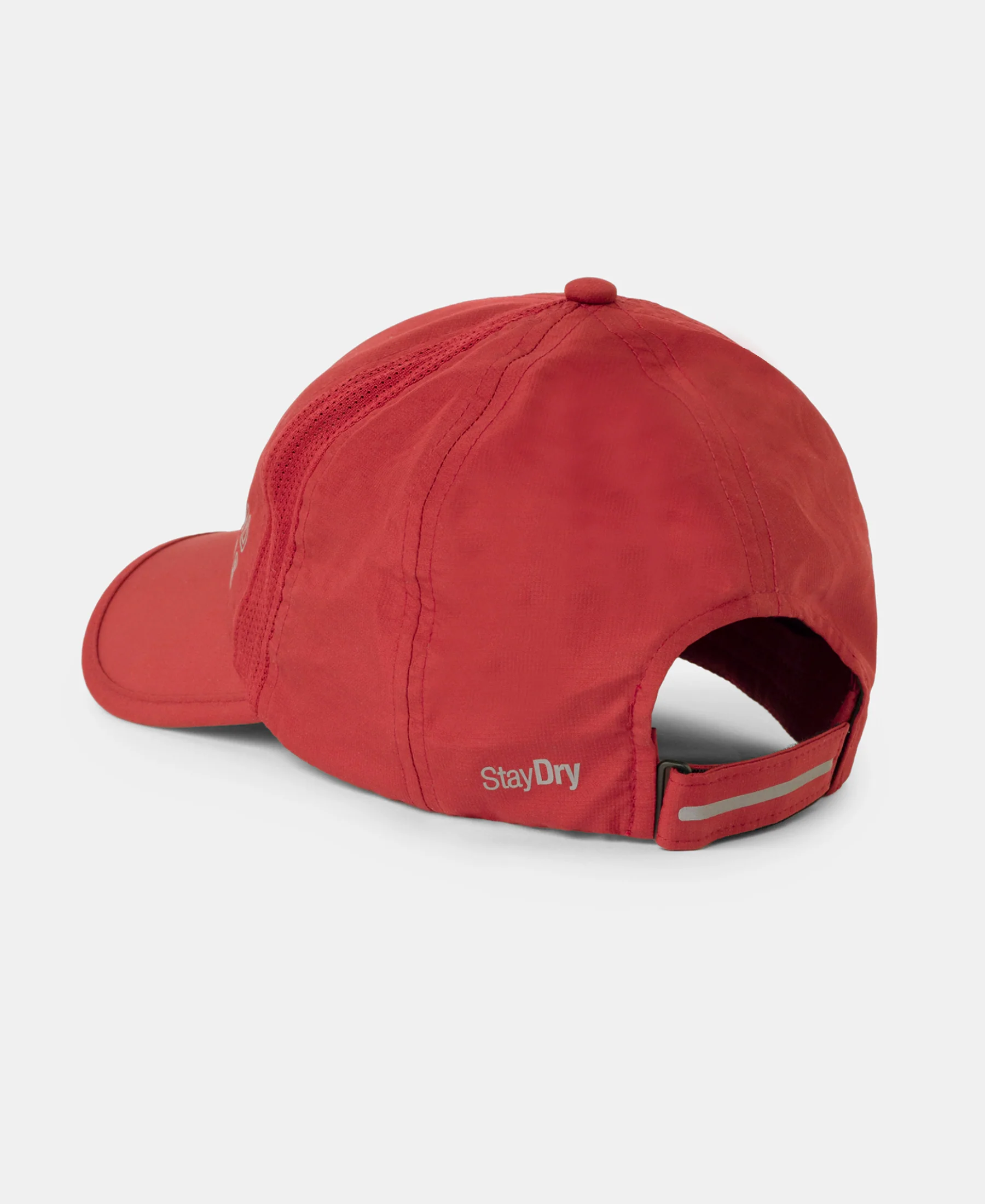 Polyester Solid Cap with Adjustable Back Closure and StayDry Technology - Sundried Tomato - Image 3