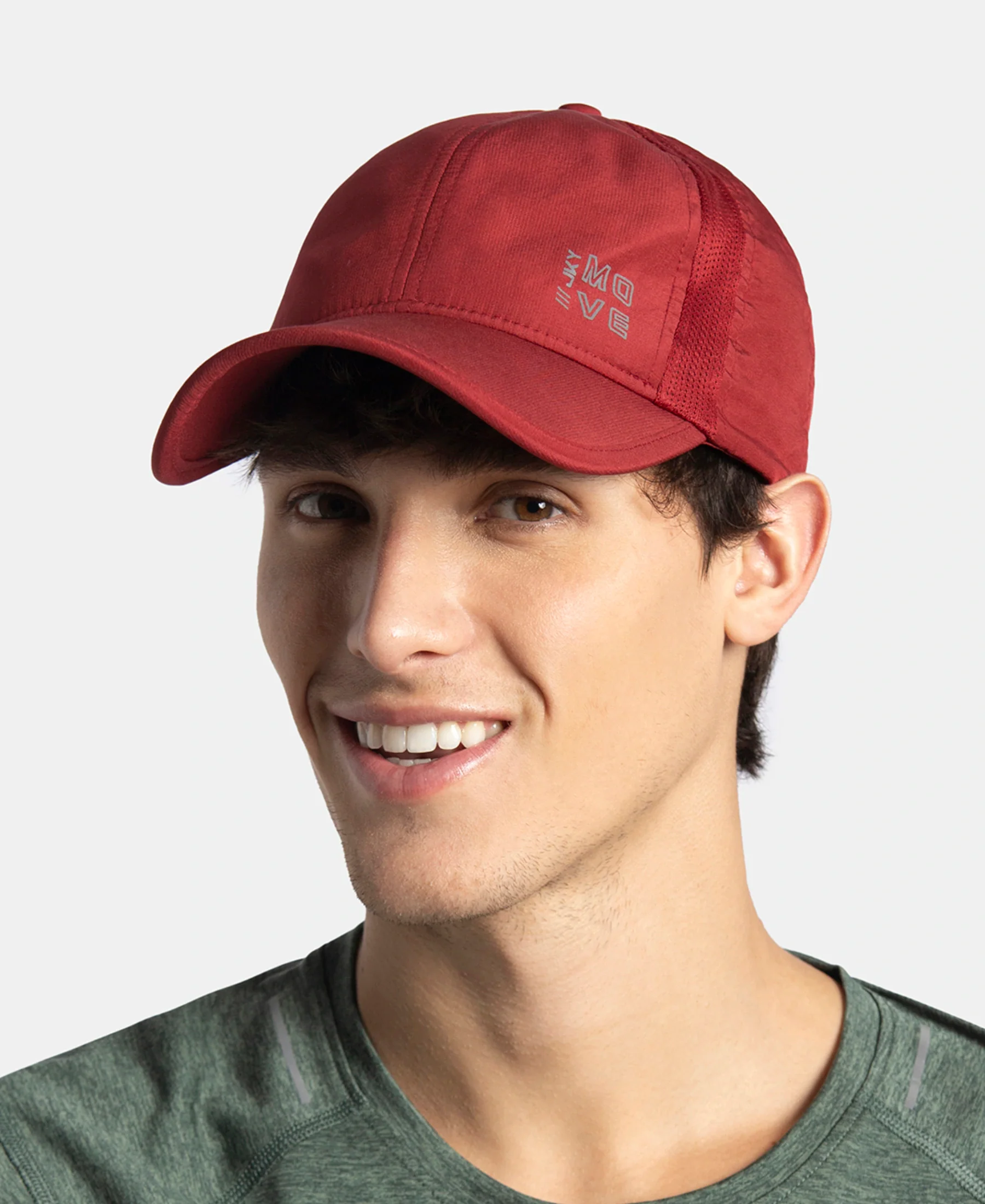 Polyester Solid Cap with Adjustable Back Closure and StayDry Technology - Sundried Tomato - Image 5