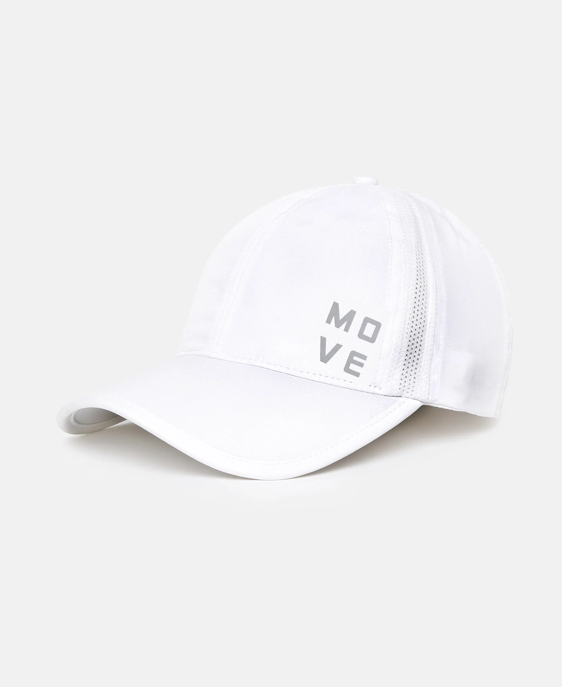 Polyester Solid Cap with Adjustable Back Closure and StayDry Technology - White - Image 2