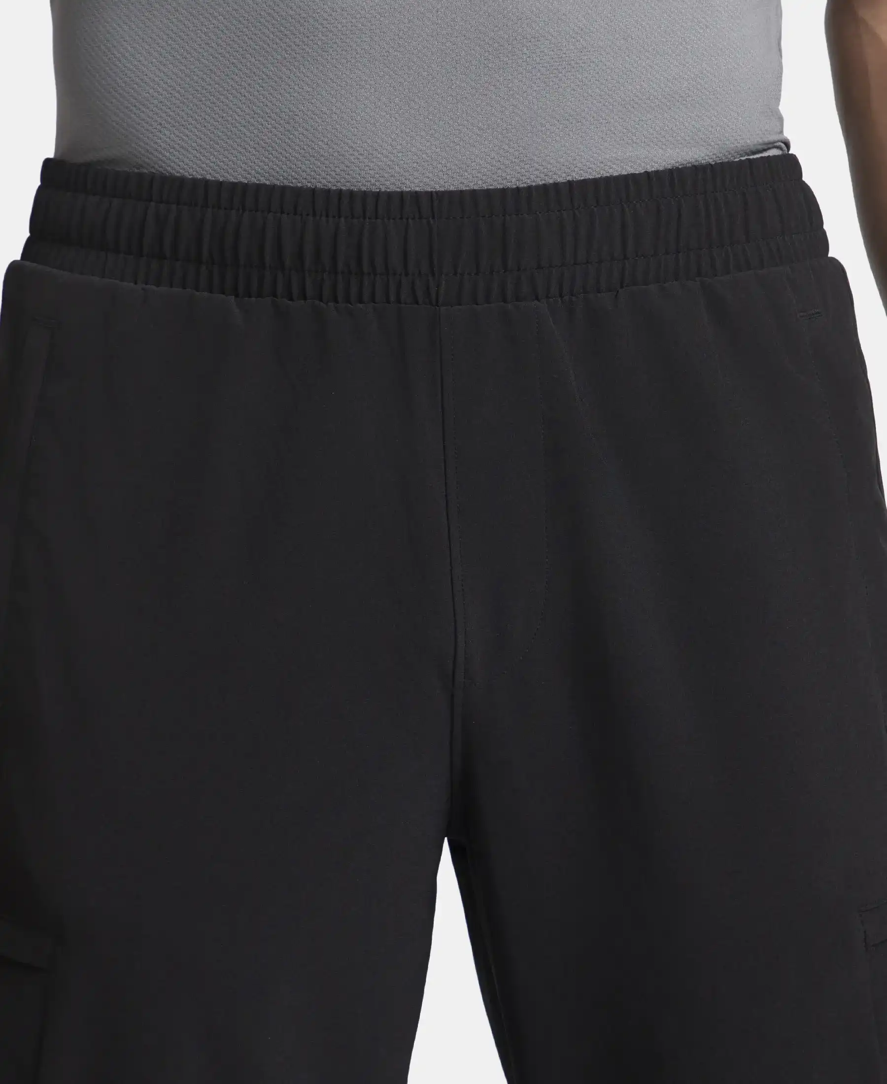 Recycled Microfiber Elastane Stretch Cargo Trackpant with StayFresh Treatment - Black - Image 6