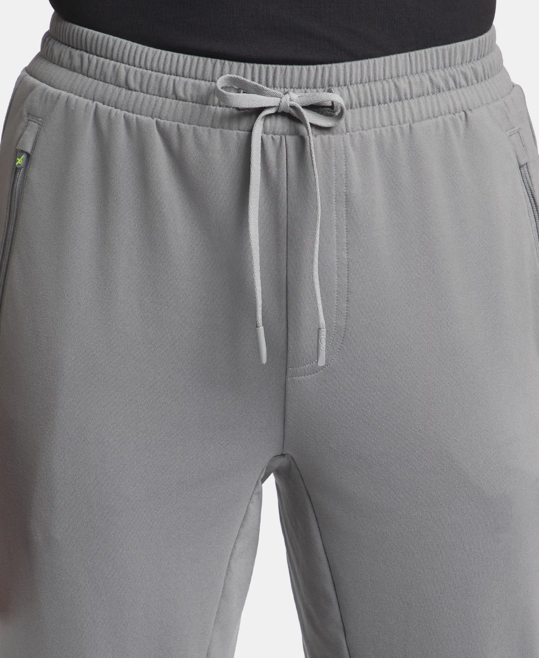 Soft Touch Microfiber Elastane Stretch Trackpant with Side Pockets and StayFresh Treatment - CP Grey - Image 6