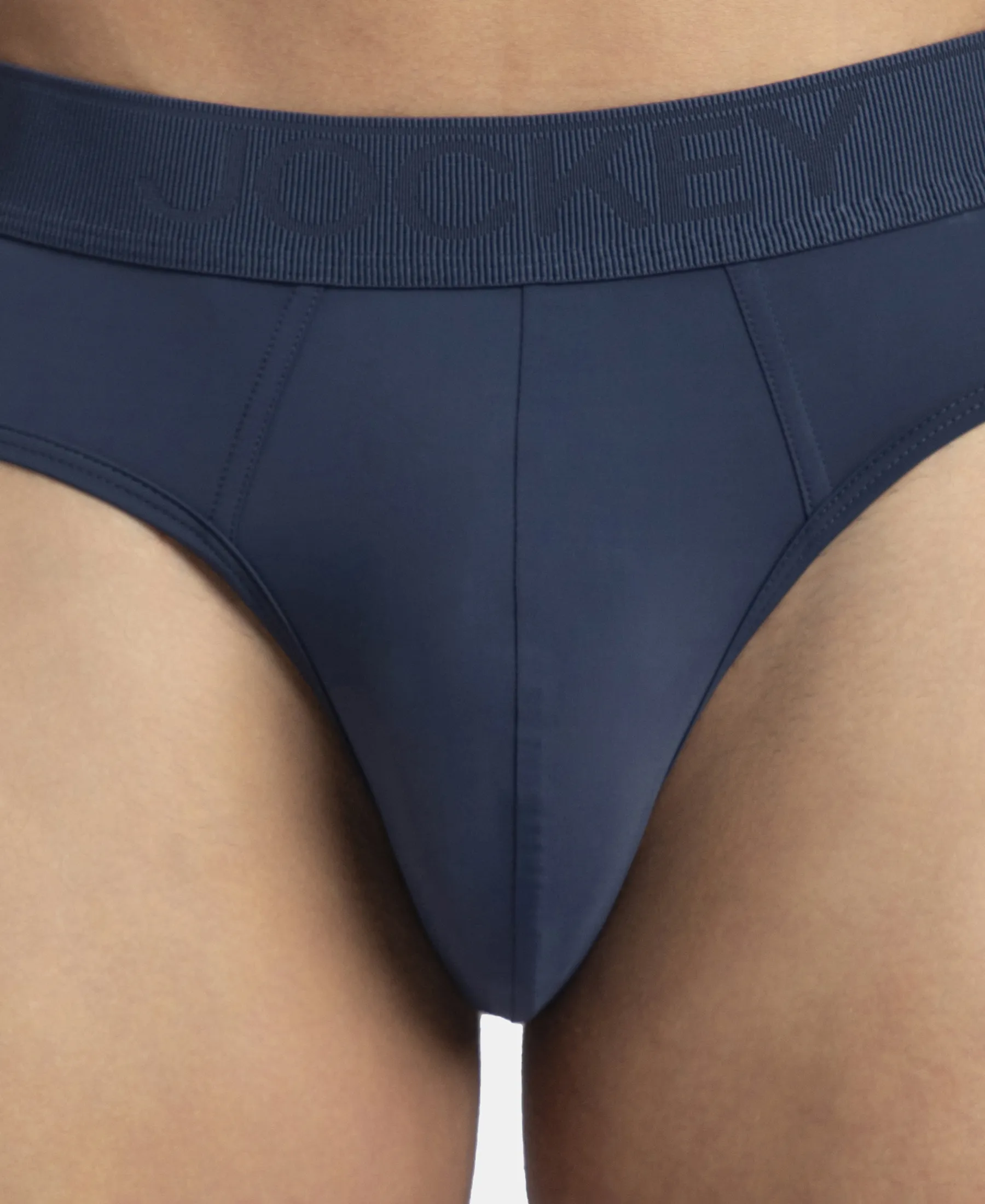 Soft Touch Recycled Microfiber Elastane Stretch Brief with Ultrasoft Waistband - Insignia Blue - Image 6