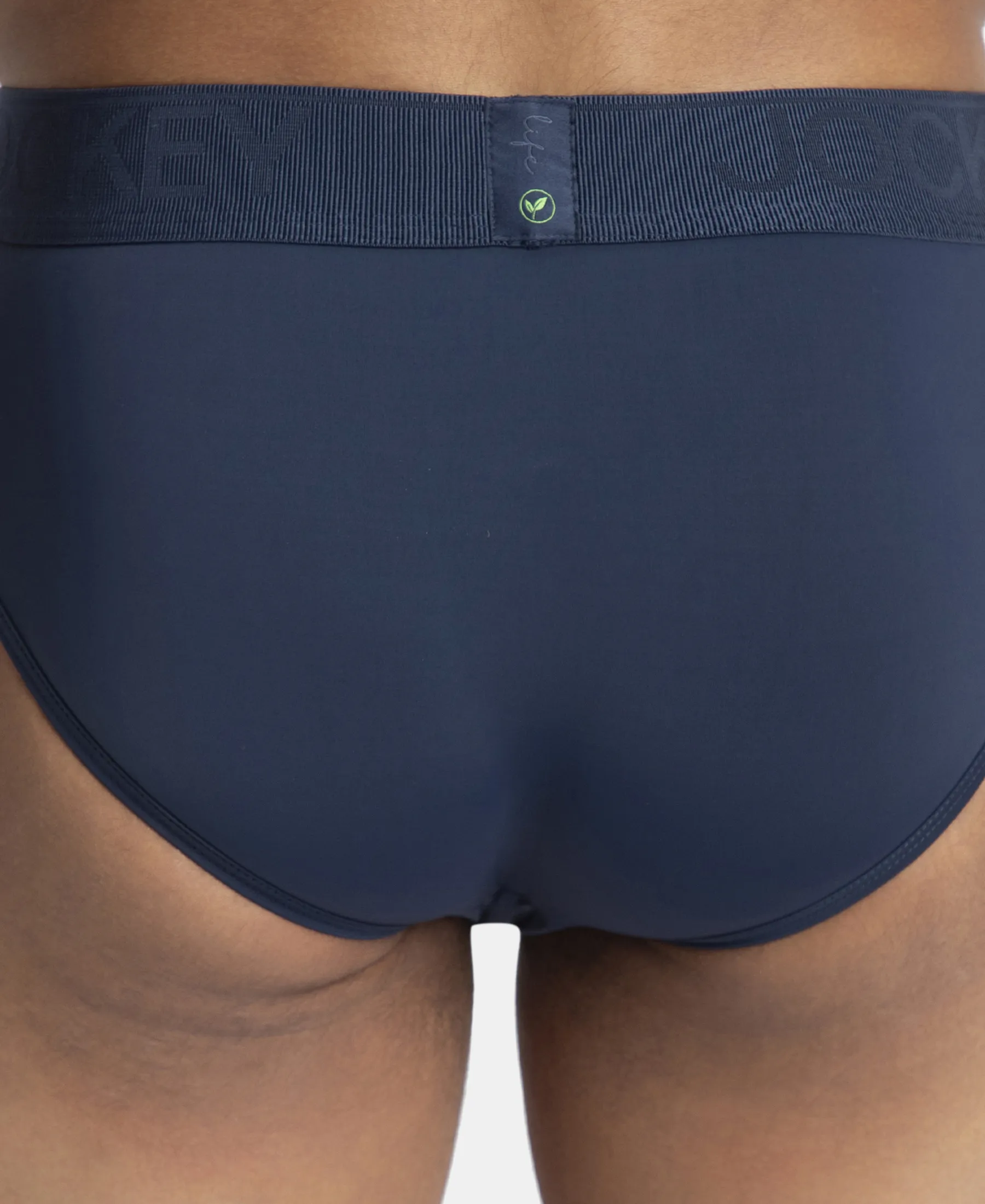 Soft Touch Recycled Microfiber Elastane Stretch Brief with Ultrasoft Waistband - Insignia Blue - Image 7