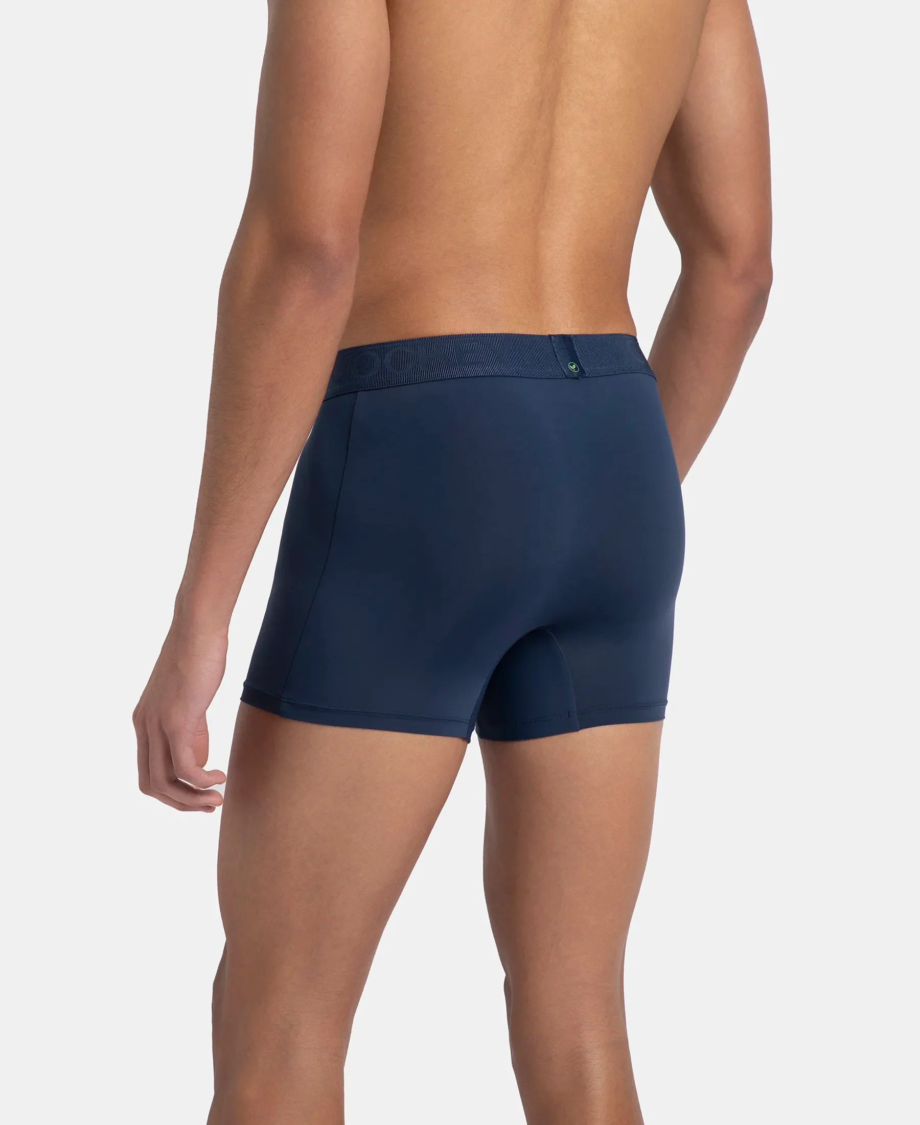 Soft Touch Recycled Microfiber Elastane Stretch Trunk with Ultrasoft Waistband - Insignia Blue - Image 3