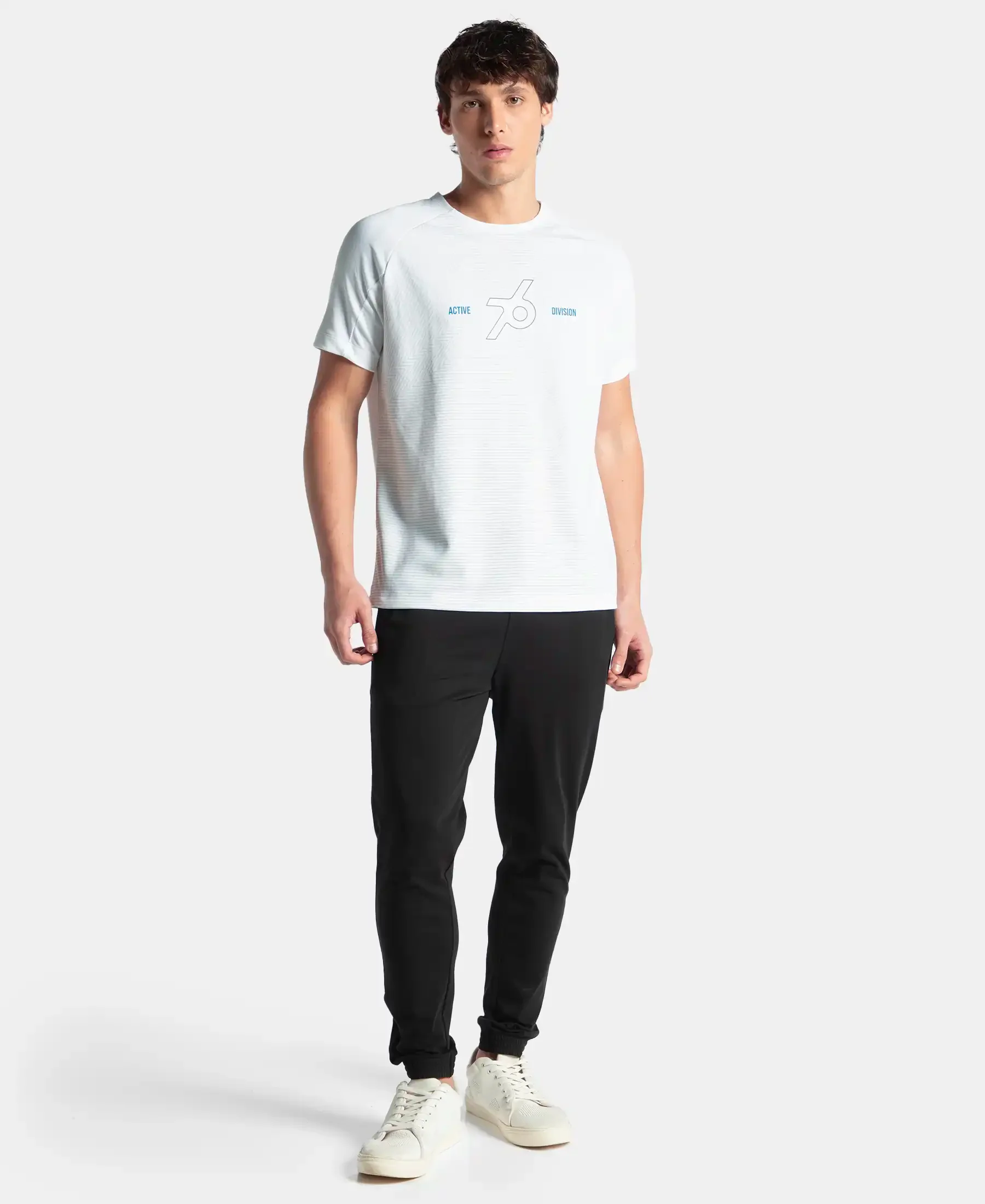 Super Combed Cotton Blend Graphic Printed Round Neck Half Sleeve T-Shirt with Stay Fresh Treatment - White New - Image 4