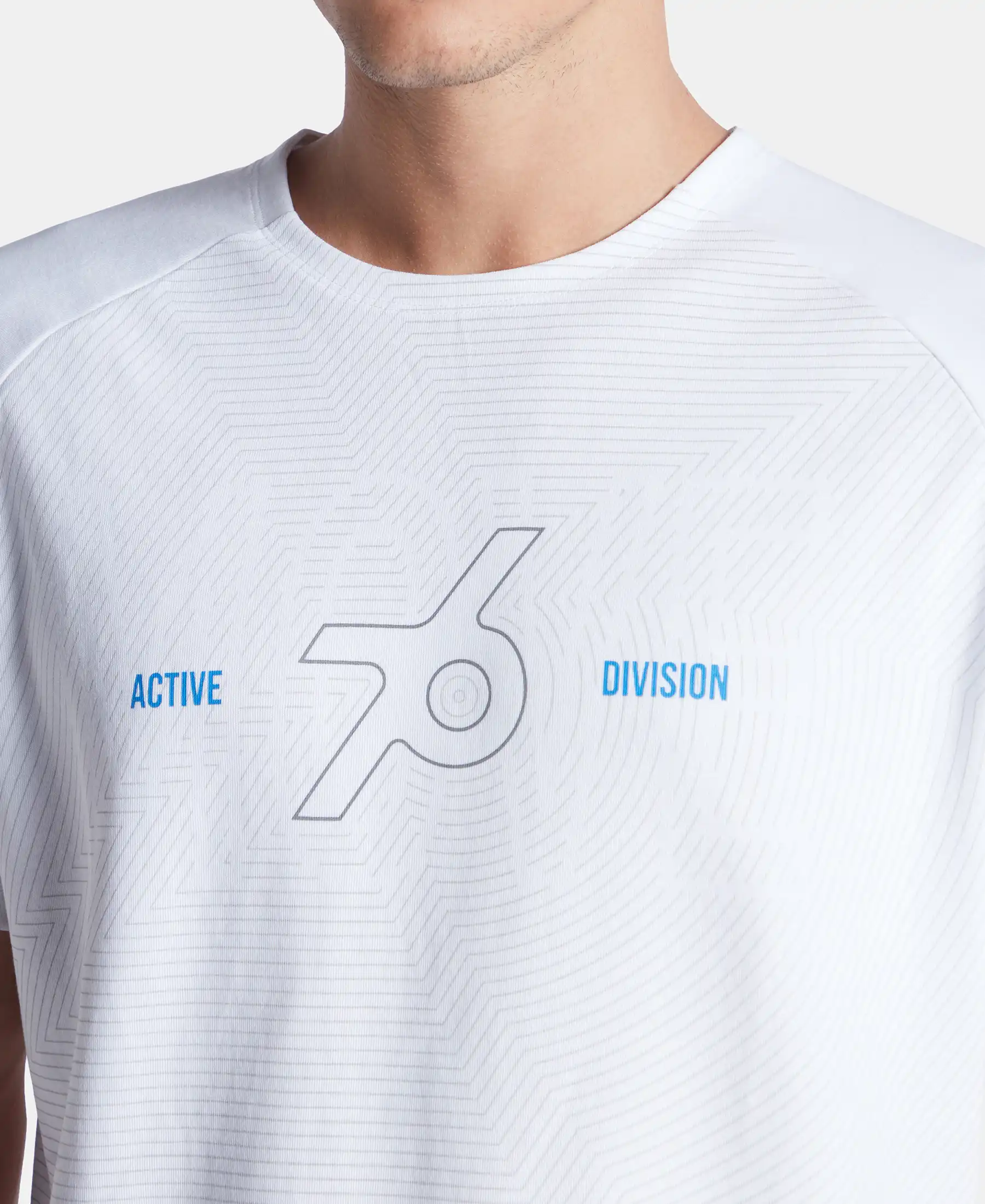 Super Combed Cotton Blend Graphic Printed Round Neck Half Sleeve T-Shirt with Stay Fresh Treatment - White New - Image 7