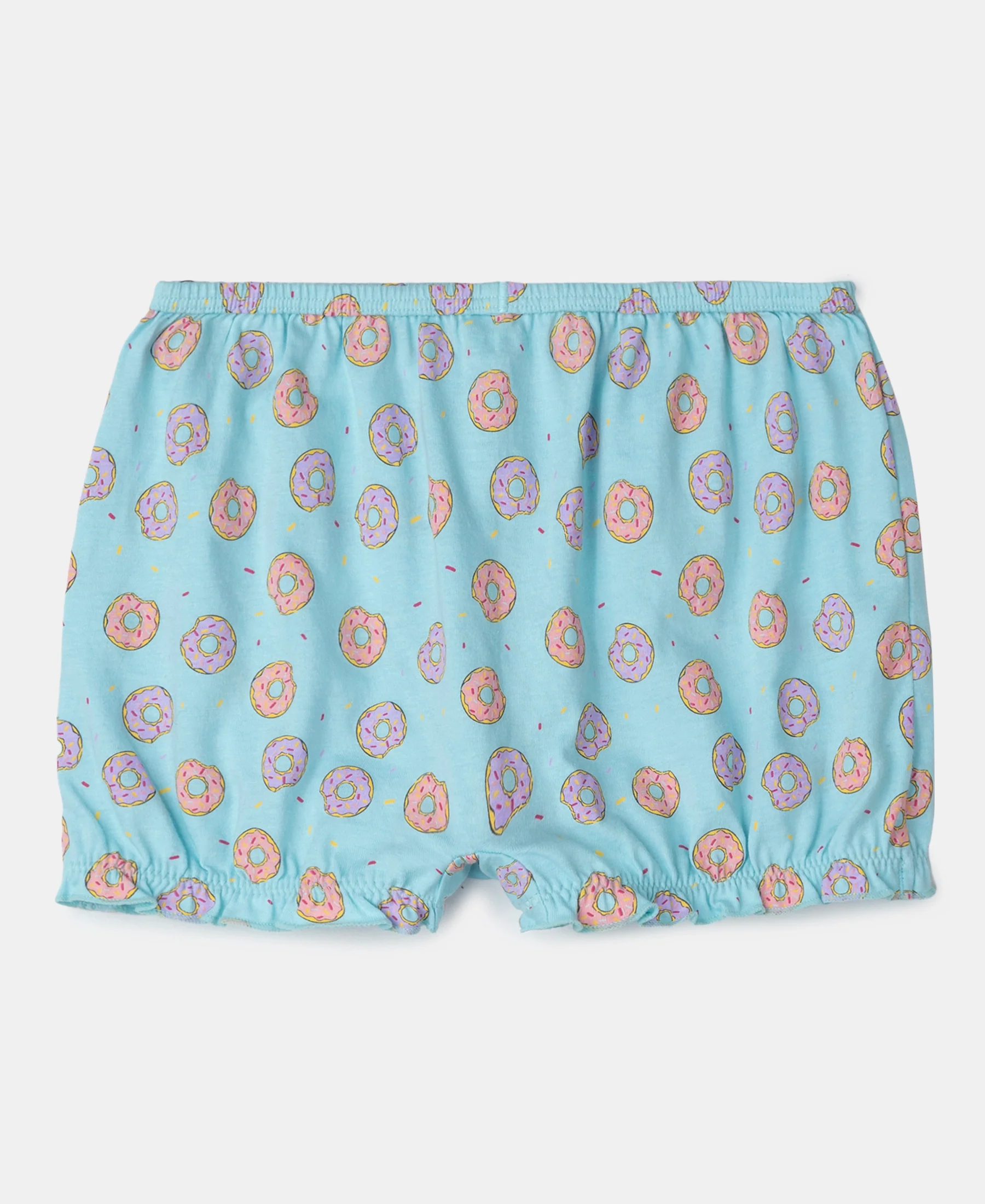 Super Combed Cotton Bloomers with Ultrasoft Waistband - Blue Depths, Lavendula & Angel Blue (Pack of 3) - Image 3